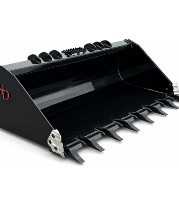 XHD 79" Severe Duty Tooth Bucket with Side Cutters Fits Compact Track Loader