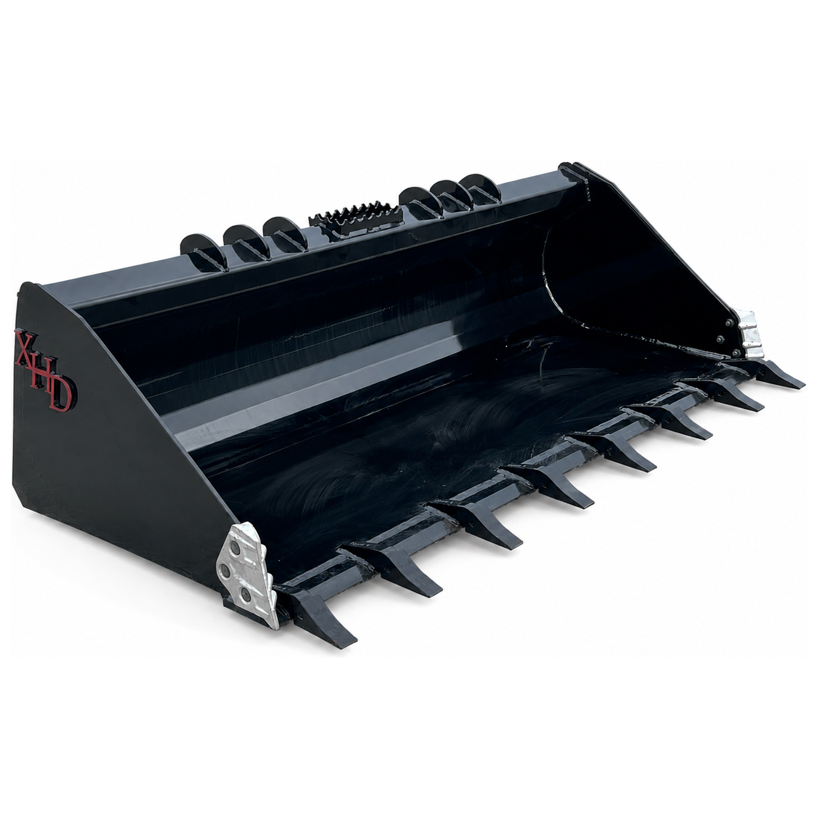 XHD 84" Severe Duty Tooth Bucket with Side Cutters Fits Compact Track Loader