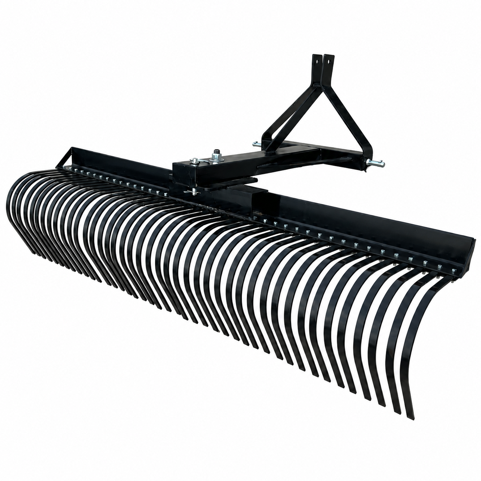 PROWORKS 84" Rock Landscape Rake Attachment Fits Cat 1 3 Point Hitch