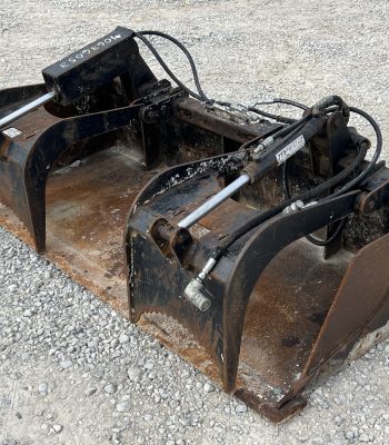 2022 Star 72" Heavy Duty Solid Bottom Grapple Bucket Fits Skid Steer 175-72 USA