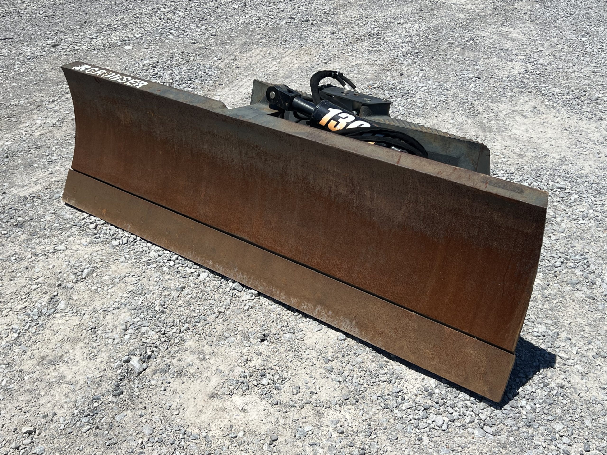 2017 Grouser 1300 84" 6-Way Dozer Grader Angle Blade Attachment Fits Skid Steer