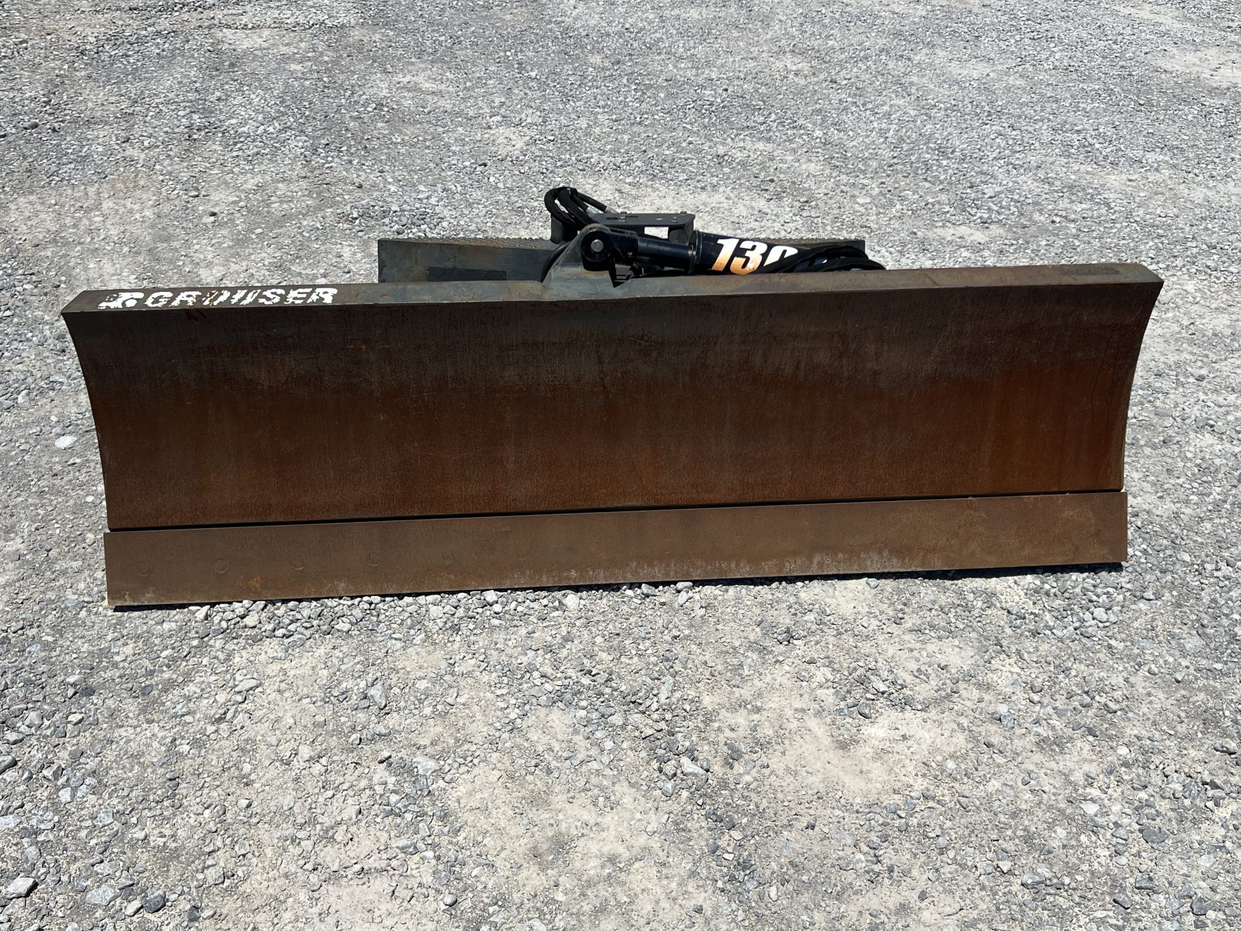 2017 Grouser 1300 84" 6-Way Dozer Grader Angle Blade Attachment Fits Skid Steer - Image 2