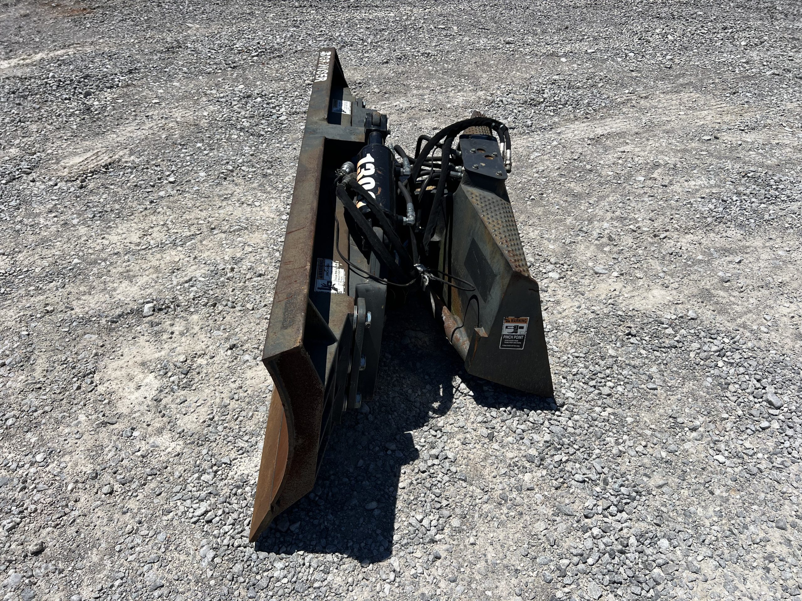 2017 Grouser 1300 84" 6-Way Dozer Grader Angle Blade Attachment Fits Skid Steer - Image 5