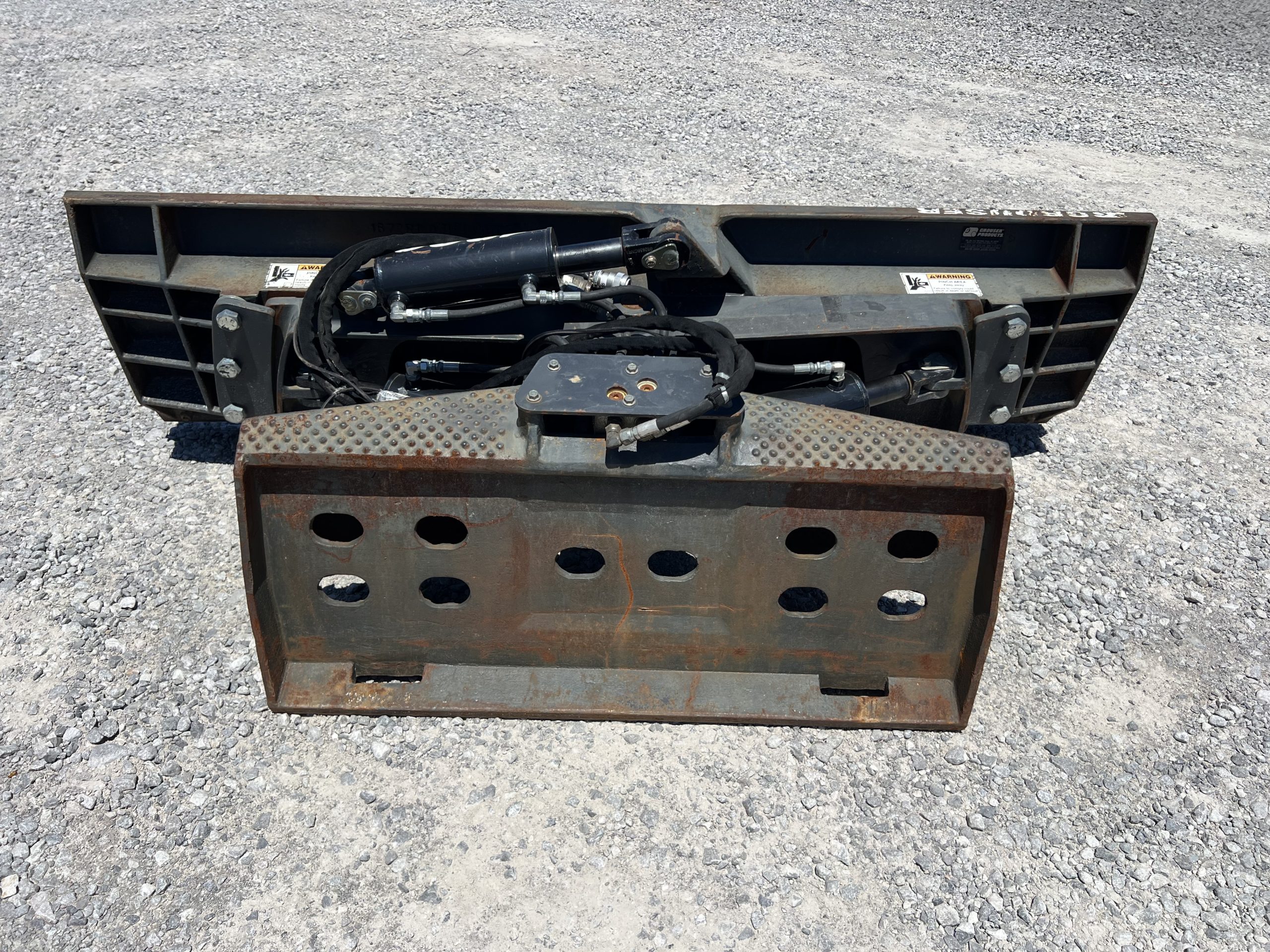 2017 Grouser 1300 84" 6-Way Dozer Grader Angle Blade Attachment Fits Skid Steer - Image 7