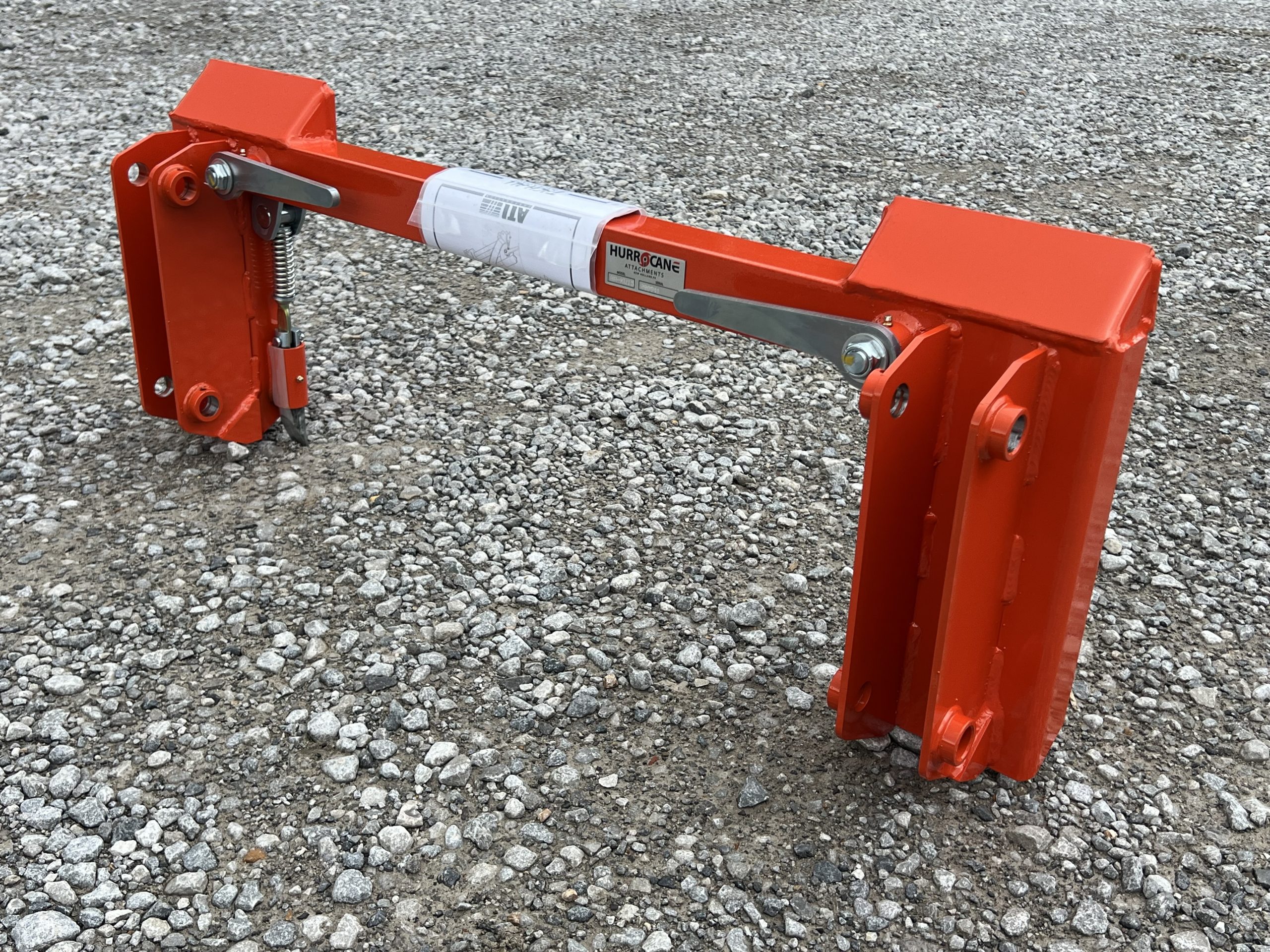 Kubota LA403 Tractor Loader to Skid Steer Quick Attach Adapter Conversion - Image 2