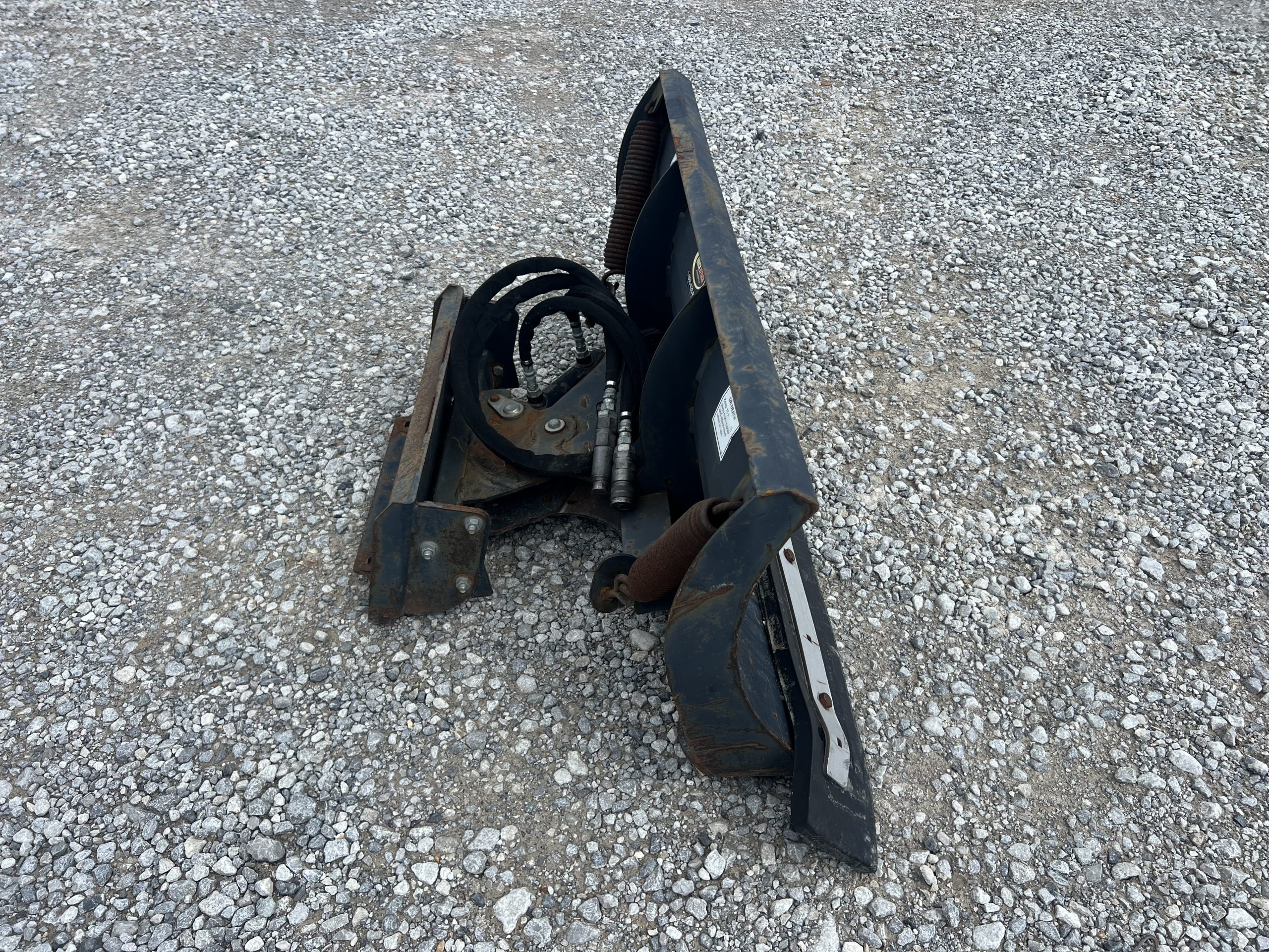 2018 Quick Attach Erskine 48" Snow Angle Blade Rubber Edge Attachment Mini Skid Steer - Image 5