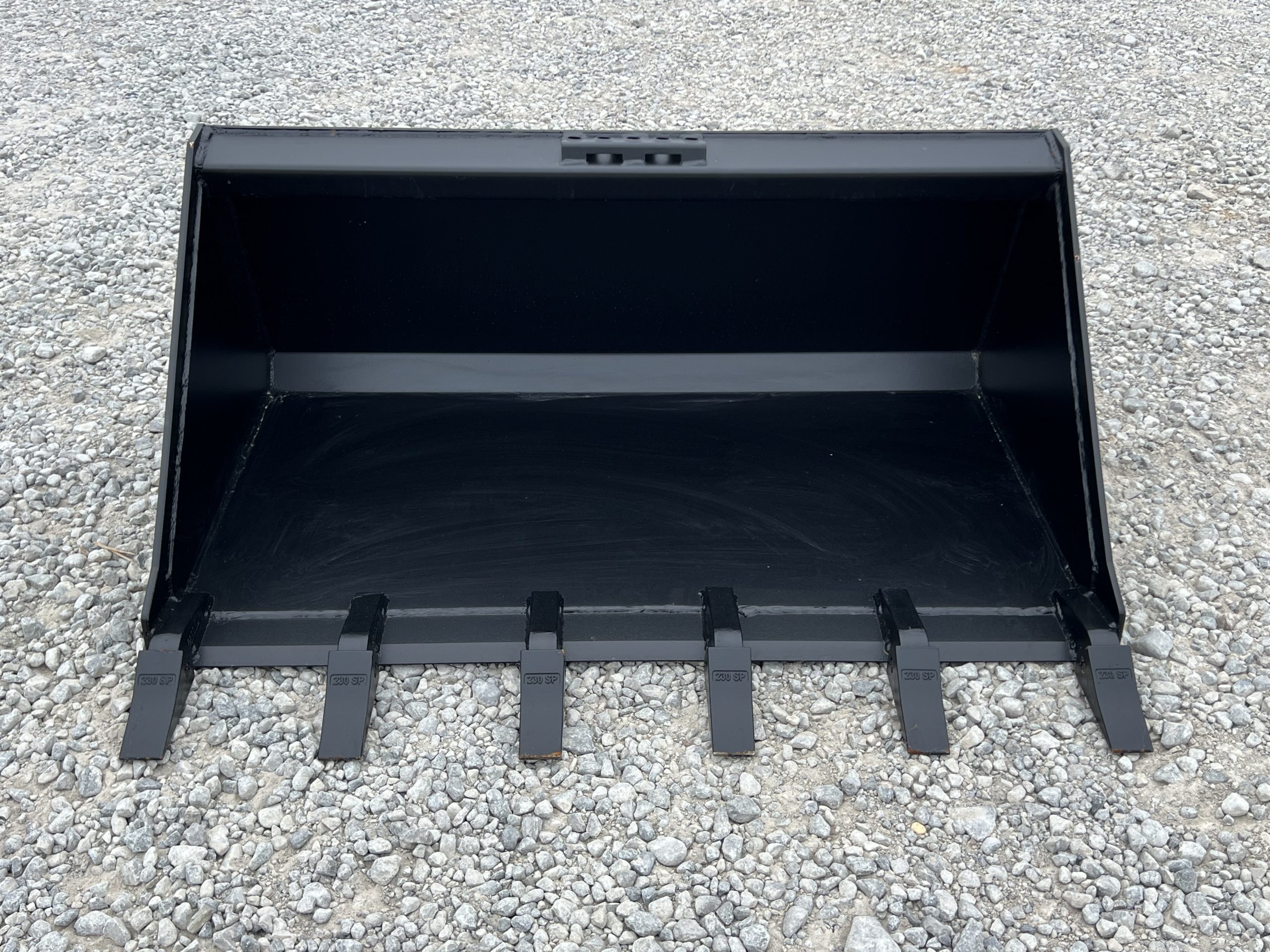 PROWORKS 48" Tooth Dirt Bucket Attachment 20" Tall Fits Mini Universal Skid Steer - Image 3
