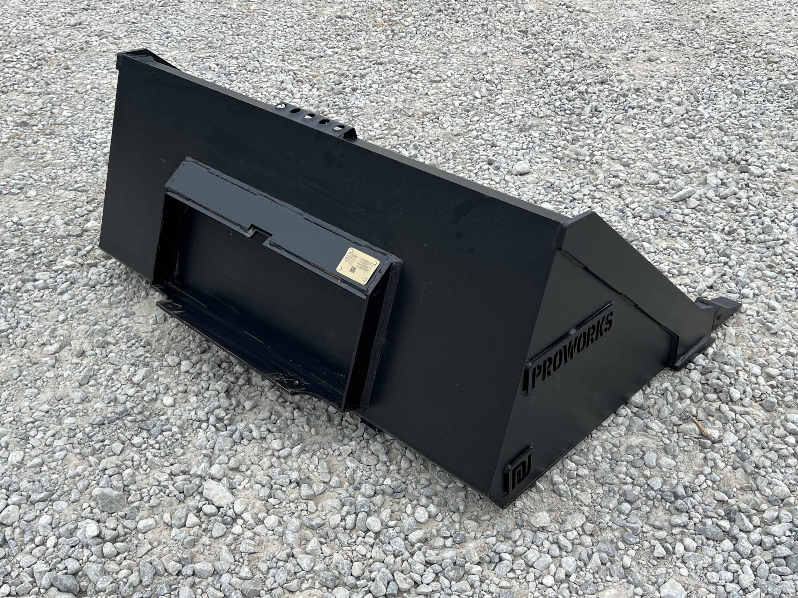 PROWORKS 48" Tooth Dirt Bucket Attachment 20" Tall Fits Mini Universal Skid Steer - Image 6