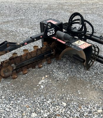 2022 Bradco 625 36" x 6" Trencher Attachment Dirt Teeth Fits Skid Steer Loader