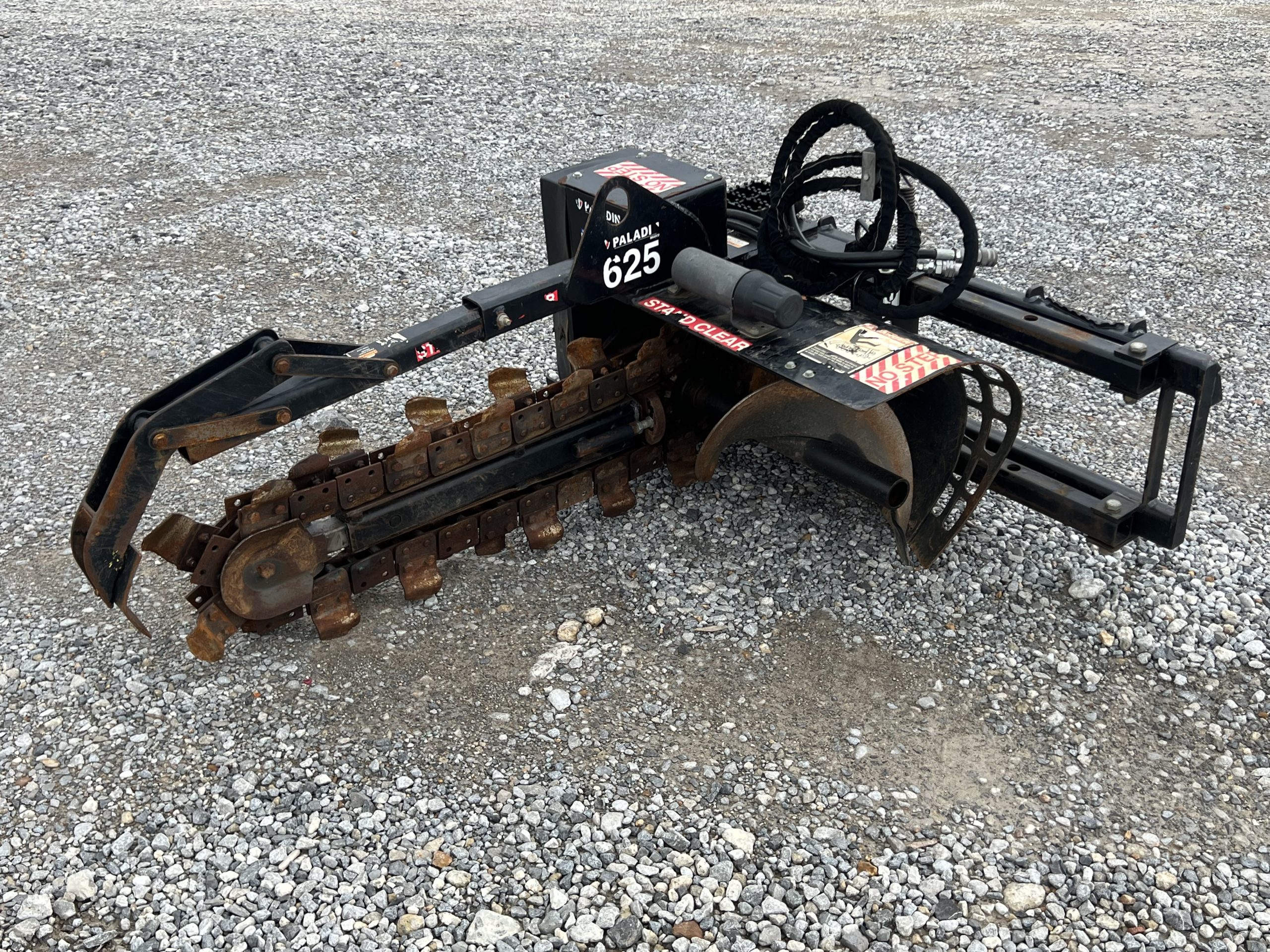 2022 Bradco 625 36" x 6" Trencher Attachment Dirt Teeth Fits Skid Steer Loader