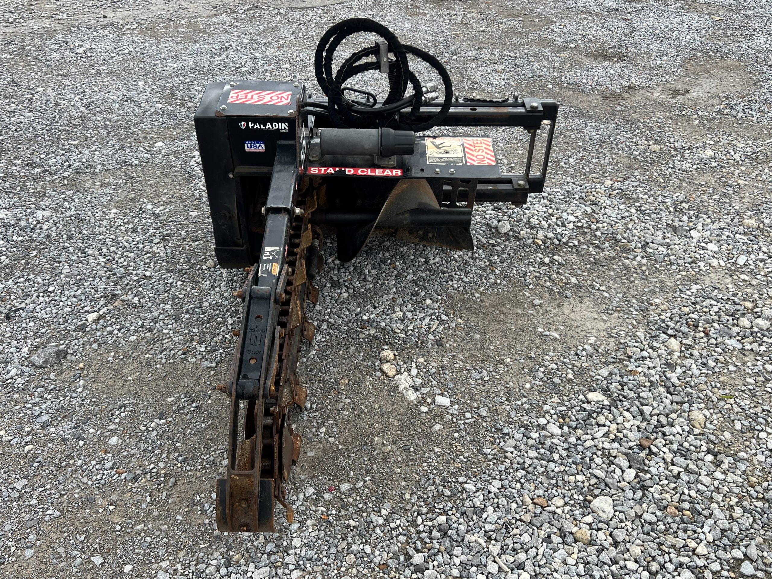 2022 Bradco 625 36" x 6" Trencher Attachment Dirt Teeth Fits Skid Steer Loader - Image 4