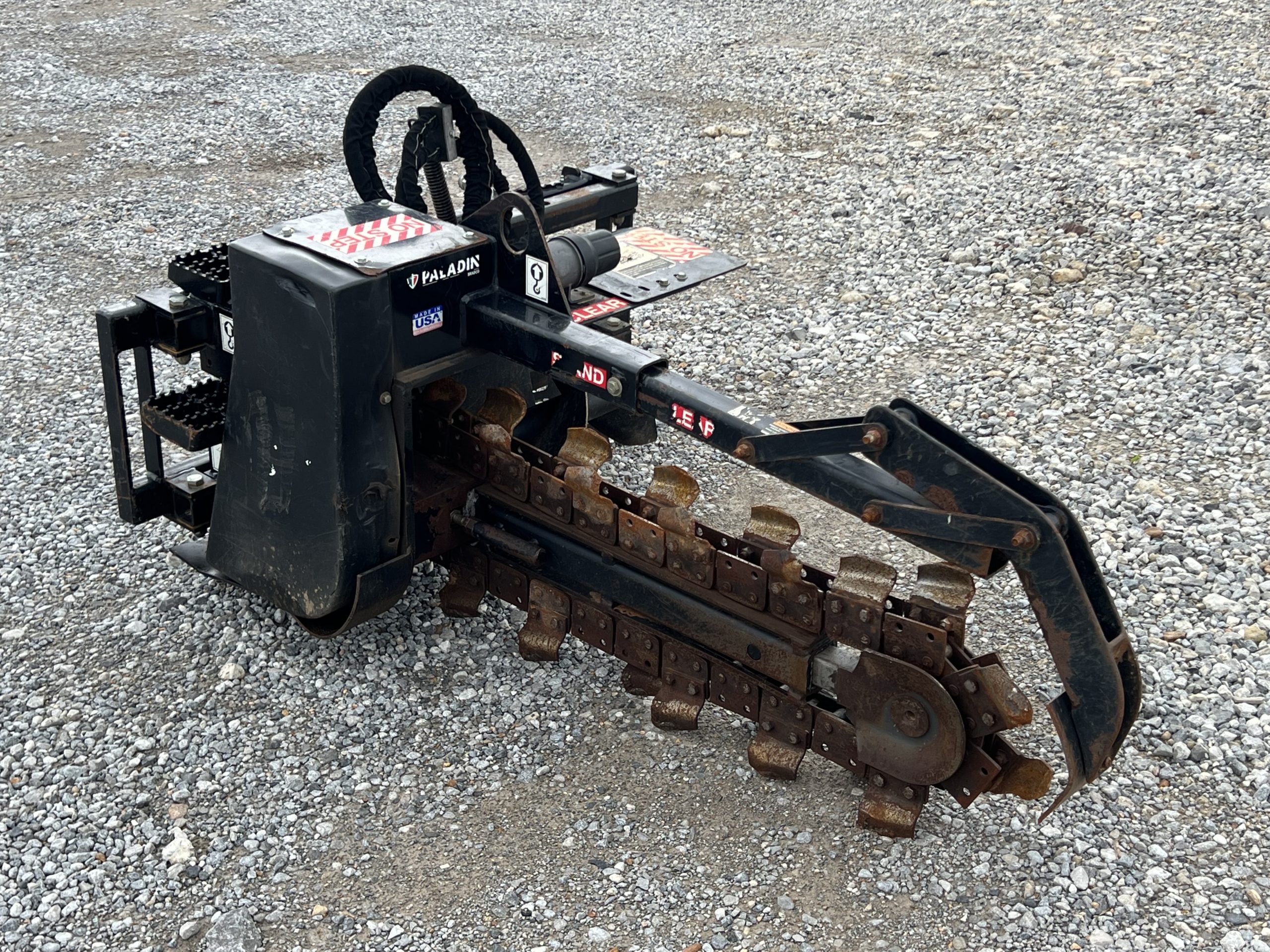2022 Bradco 625 36" x 6" Trencher Attachment Dirt Teeth Fits Skid Steer Loader - Image 5