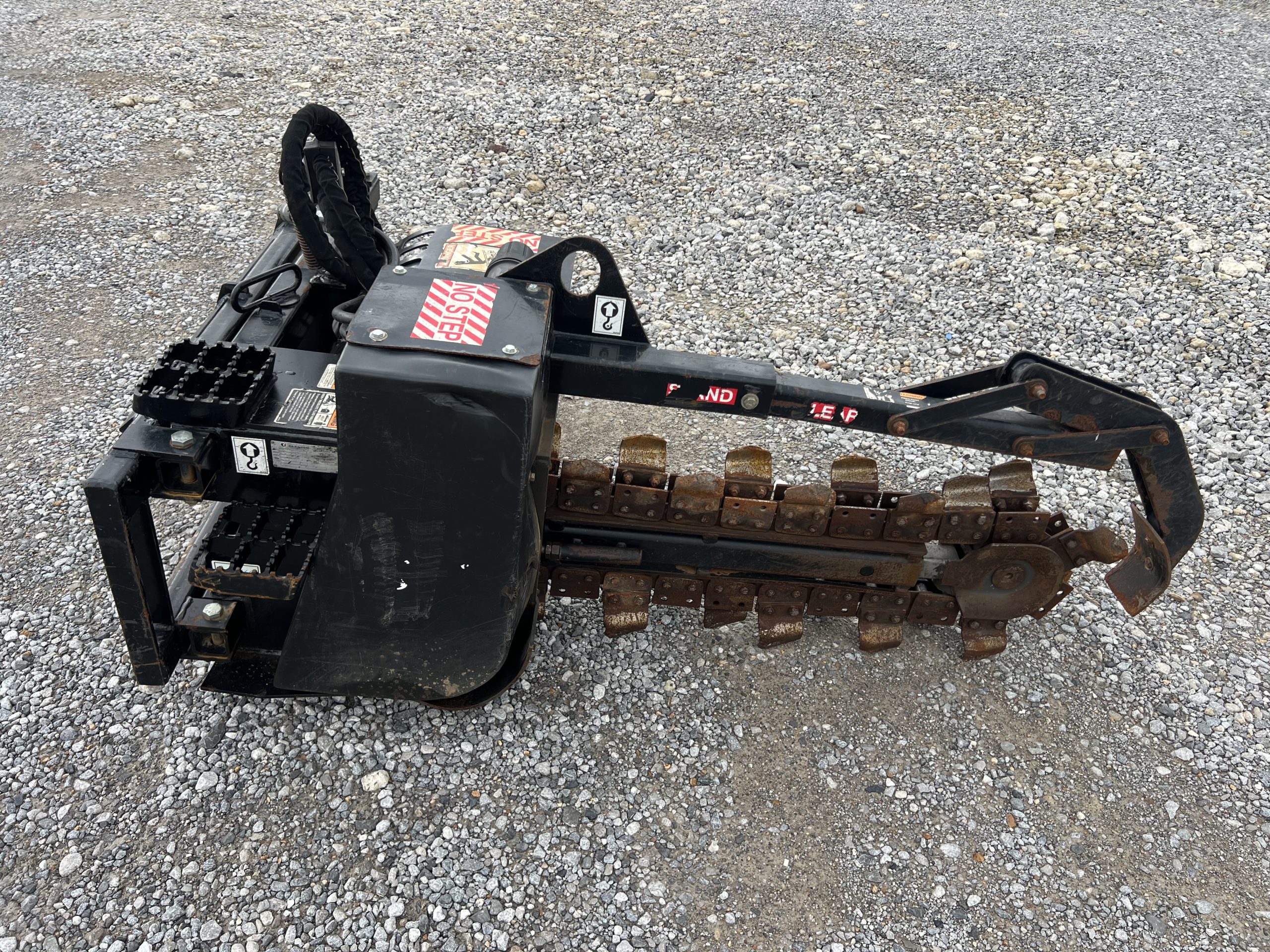 2022 Bradco 625 36" x 6" Trencher Attachment Dirt Teeth Fits Skid Steer Loader - Image 6