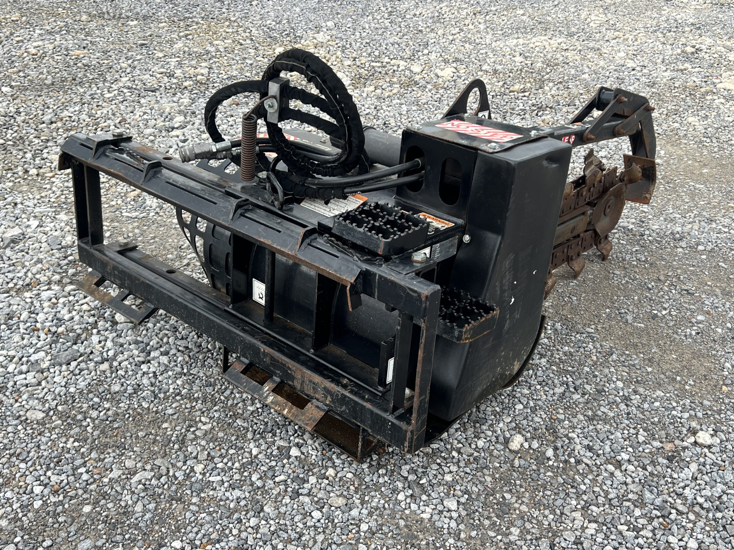 2022 Bradco 625 36" x 6" Trencher Attachment Dirt Teeth Fits Skid Steer Loader - Image 7