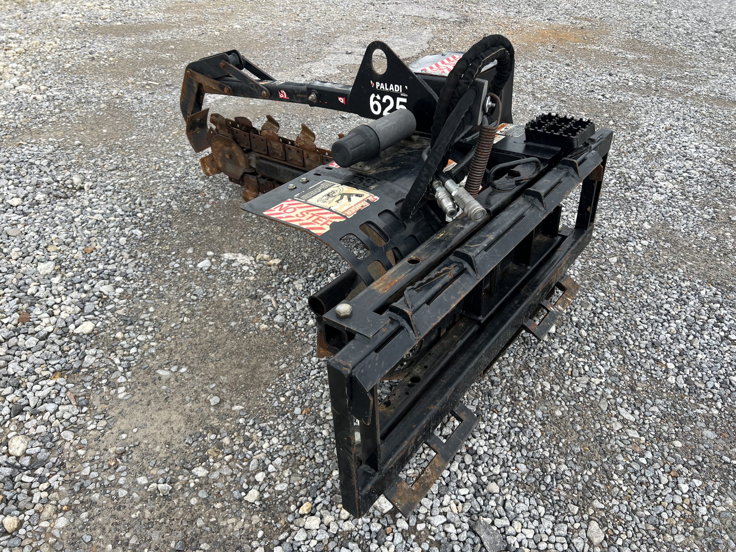 2022 Bradco 625 36" x 6" Trencher Attachment Dirt Teeth Fits Skid Steer Loader - Image 9