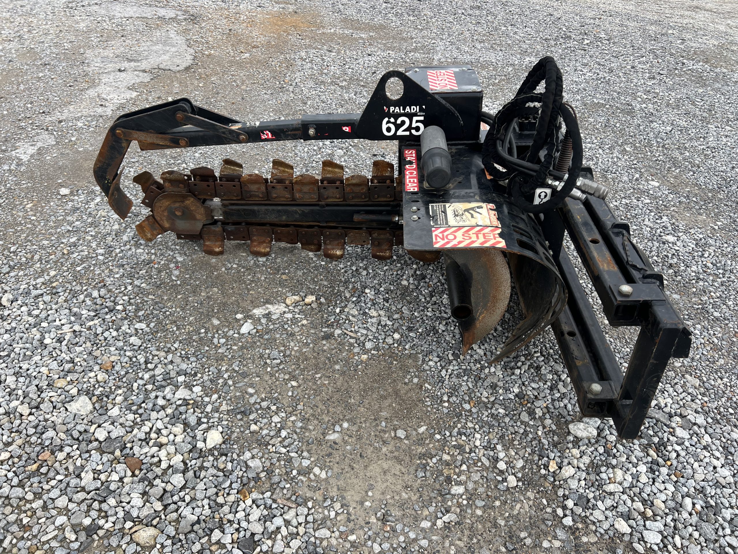 2022 Bradco 625 36" x 6" Trencher Attachment Dirt Teeth Fits Skid Steer Loader - Image 10