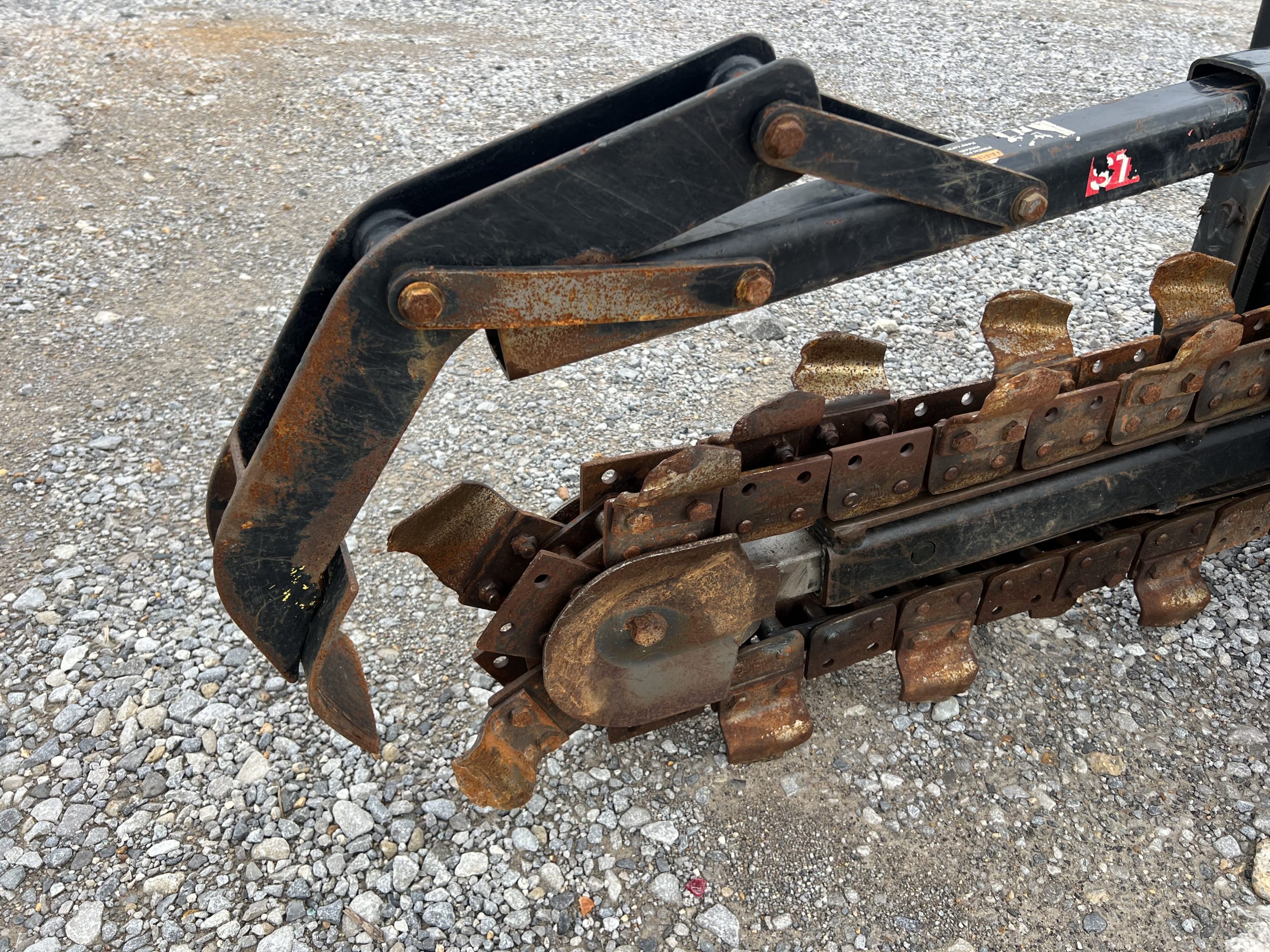 2022 Bradco 625 36" x 6" Trencher Attachment Dirt Teeth Fits Skid Steer Loader - Image 14