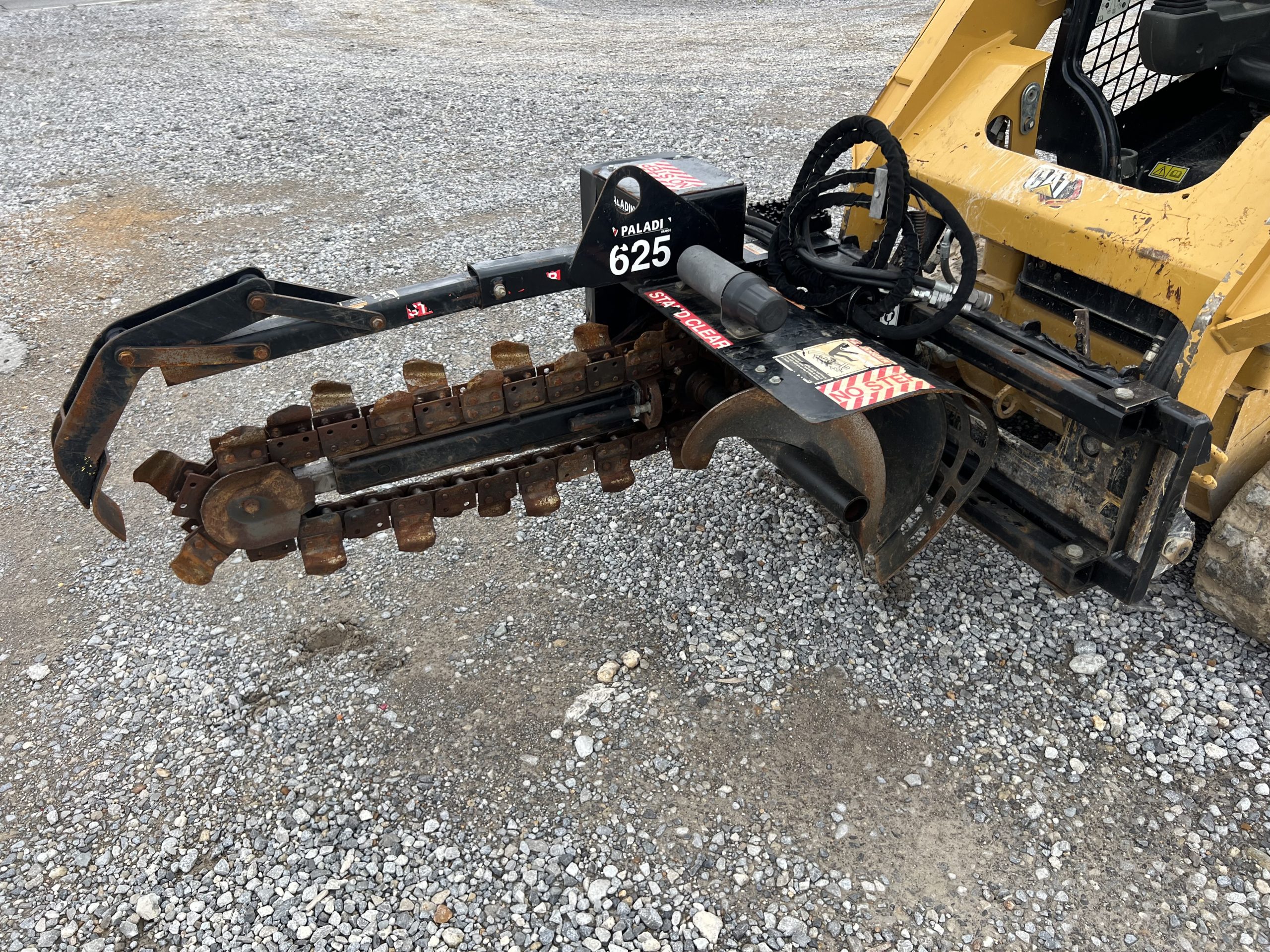 2022 Bradco 625 36" x 6" Trencher Attachment Dirt Teeth Fits Skid Steer Loader - Image 2