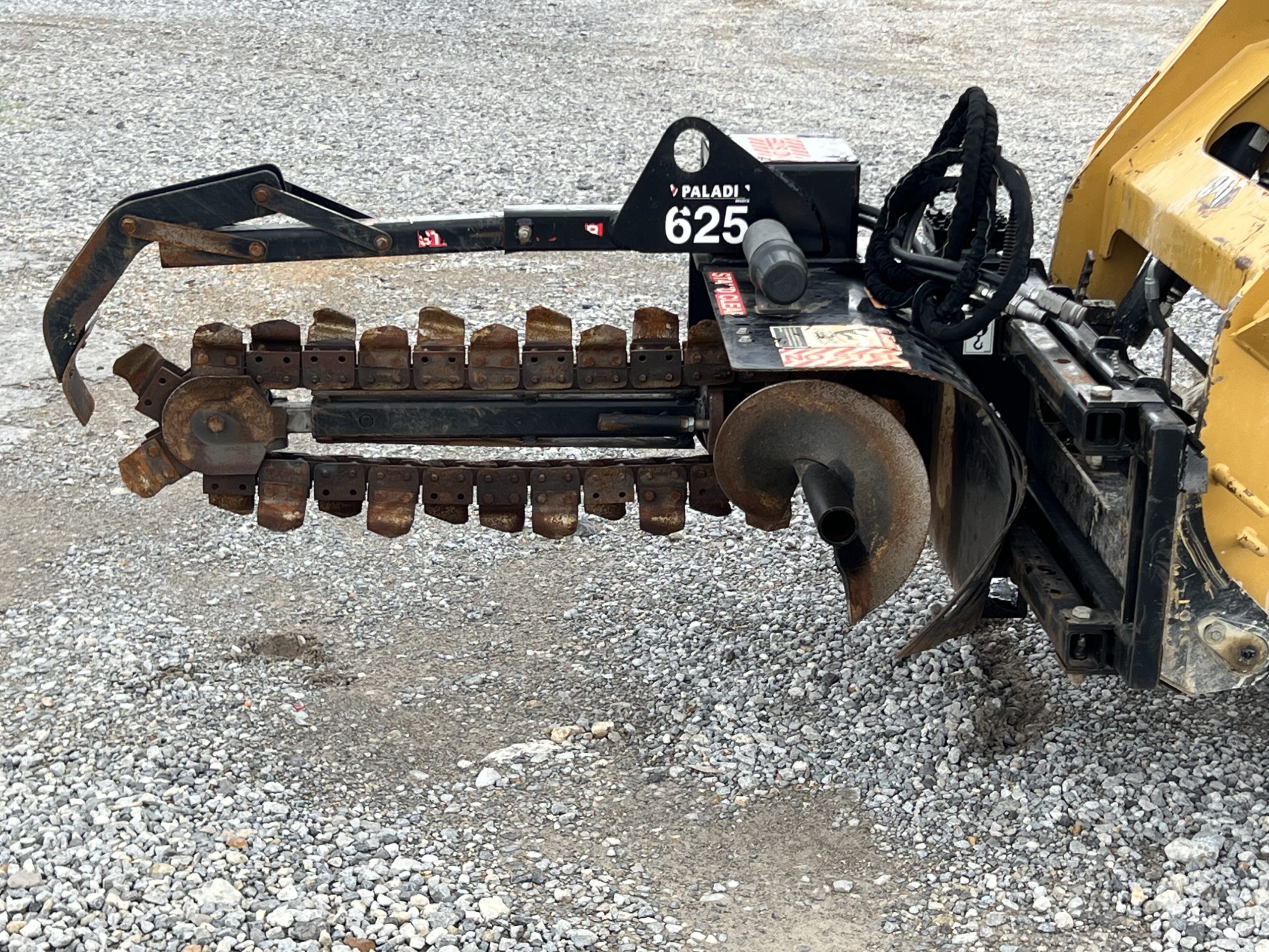 2022 Bradco 625 36" x 6" Trencher Attachment Dirt Teeth Fits Skid Steer Loader - Image 3