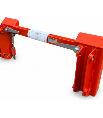 Kubota LA403 Tractor Loader to Skid Steer Quick Attach Adapter Conversion