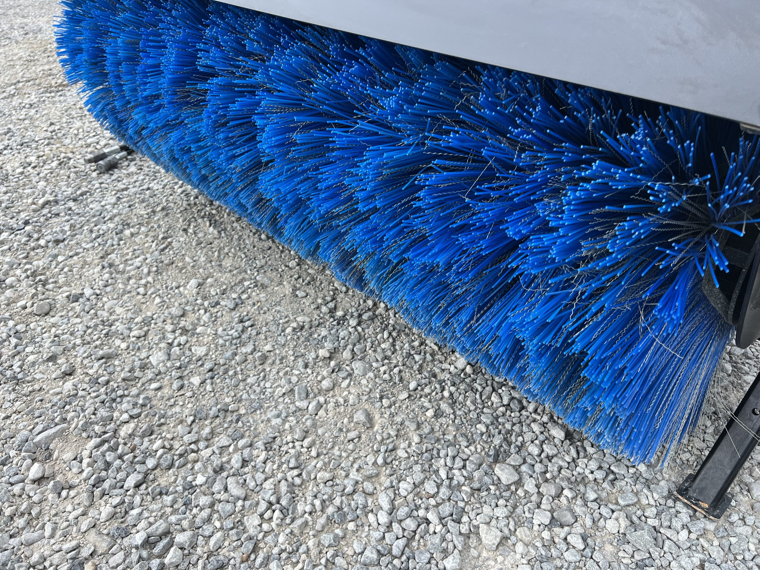 PROWORKS 72" Hydraulic Angle Broom Attachment Half Poly Wire Fits Skid Steer - Image 12