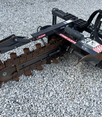 2022 Bradco 640 36" x 6" Trencher Attachment Dirt Teeth Fits Skid Steer
