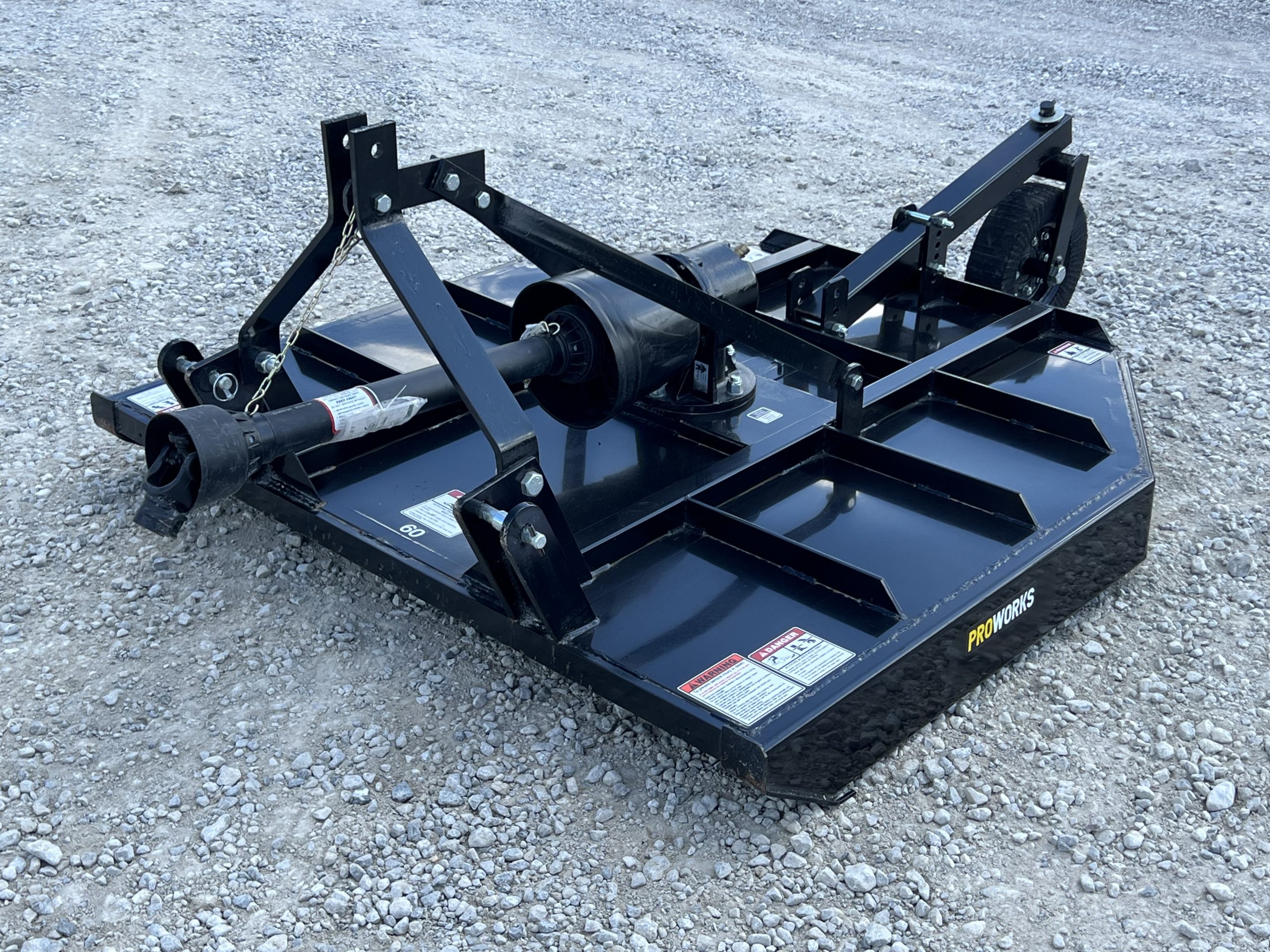 PROWORKS 60" Rotary Cutter 5 ft Bush Hog Cat 1 2 Tractor Mower 90 HP USA - Image 2