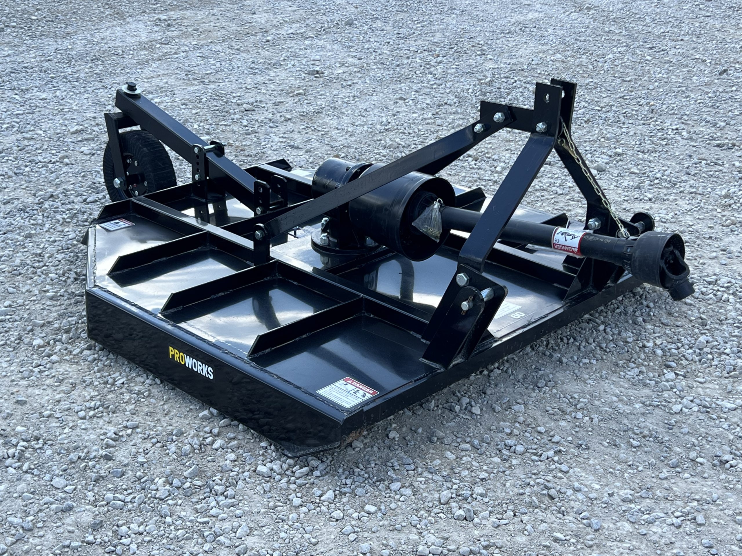 PROWORKS 60" Rotary Cutter 5 ft Bush Hog Cat 1 2 Tractor Mower 90 HP USA - Image 4
