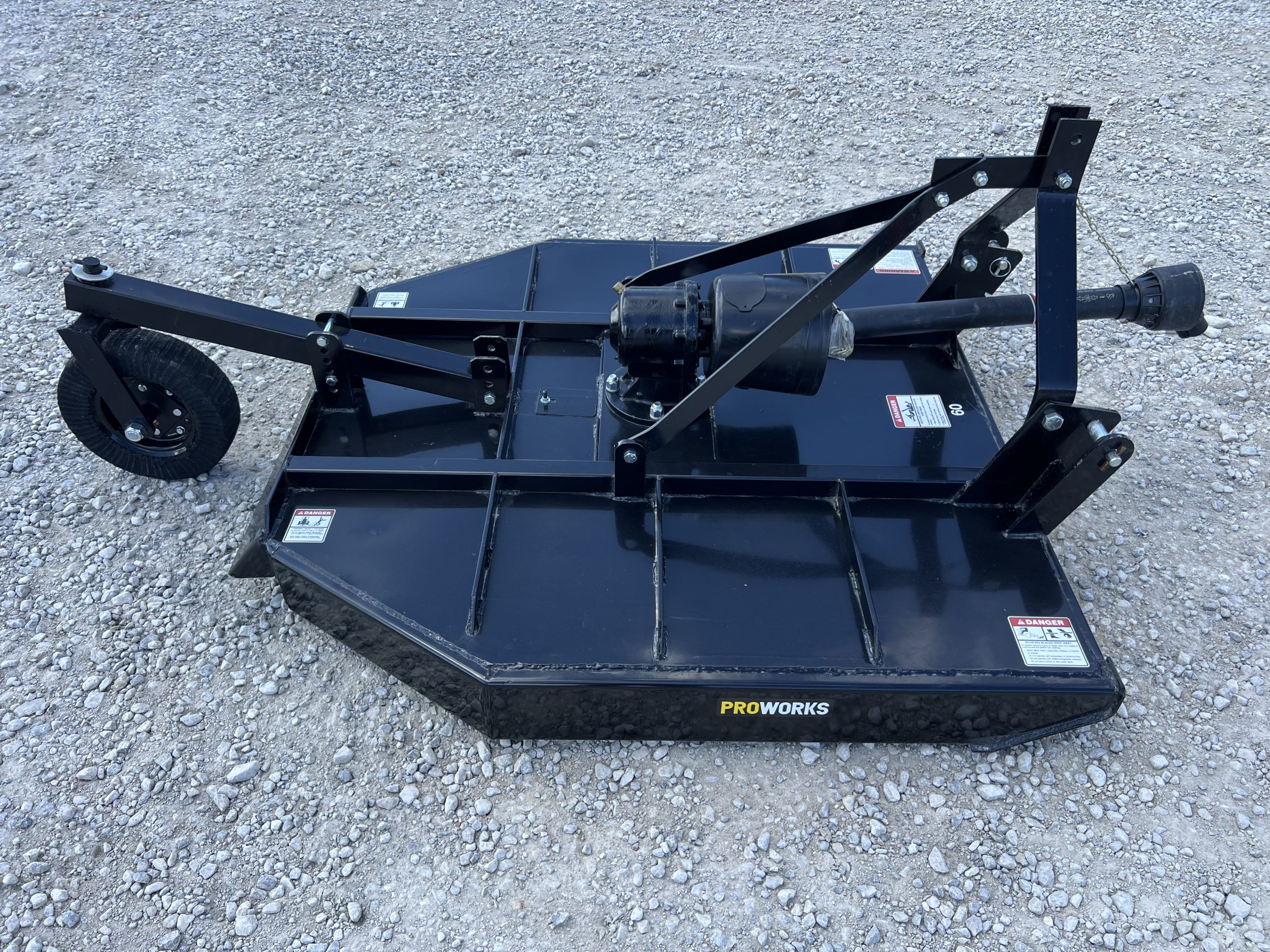 PROWORKS 60" Rotary Cutter 5 ft Bush Hog Cat 1 2 Tractor Mower 90 HP USA - Image 5