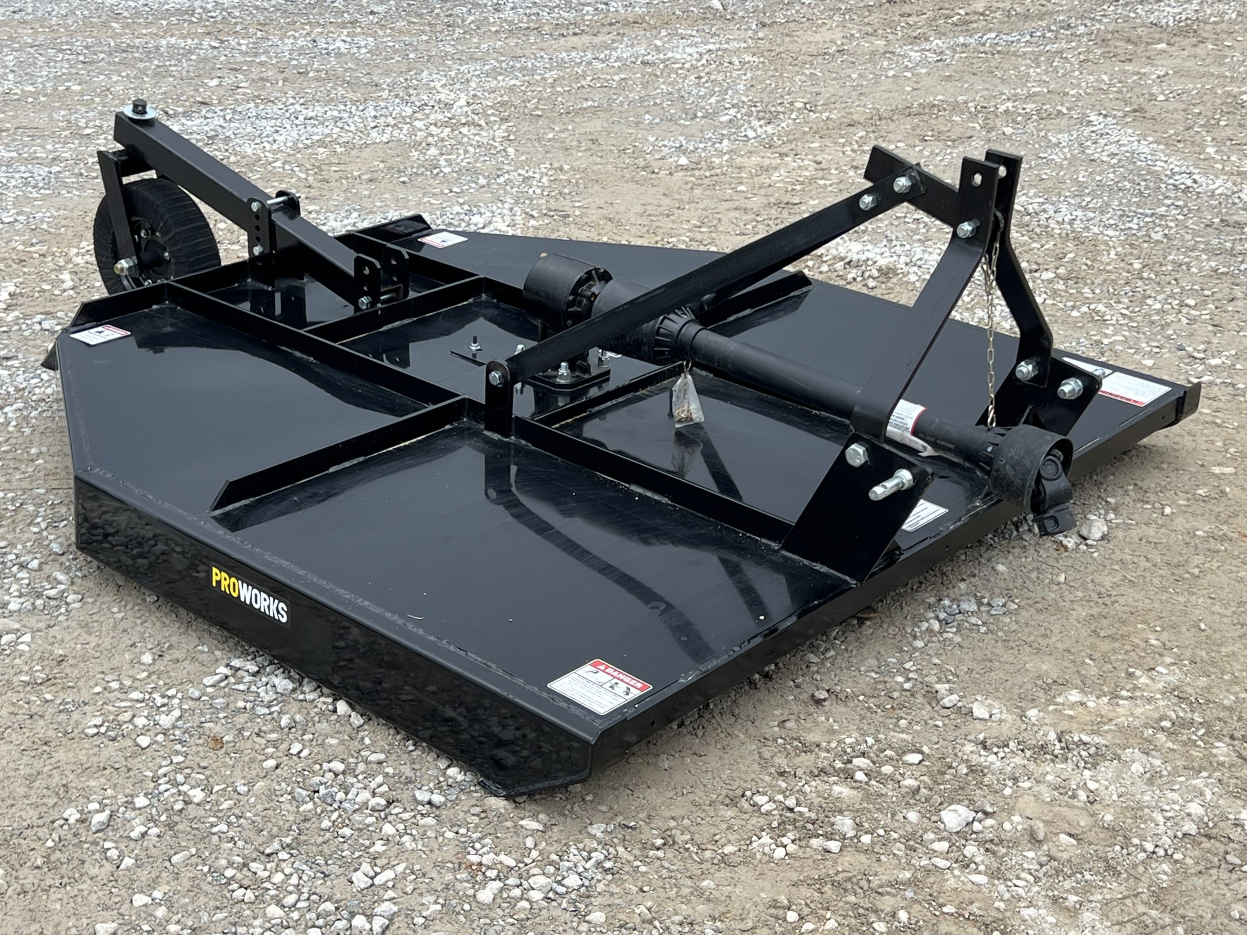 PROWORKS 72" Rotary Cutter 6 ft Bush Hog Cat 1 Tractor Mower 40 HP USA - Image 4