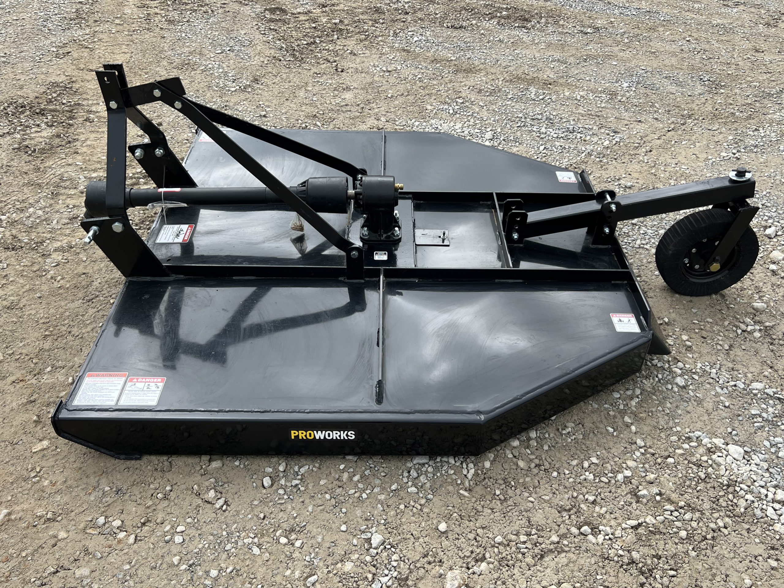 PROWORKS 72" Rotary Cutter 6 ft Bush Hog Cat 1 Tractor Mower 40 HP USA - Image 9