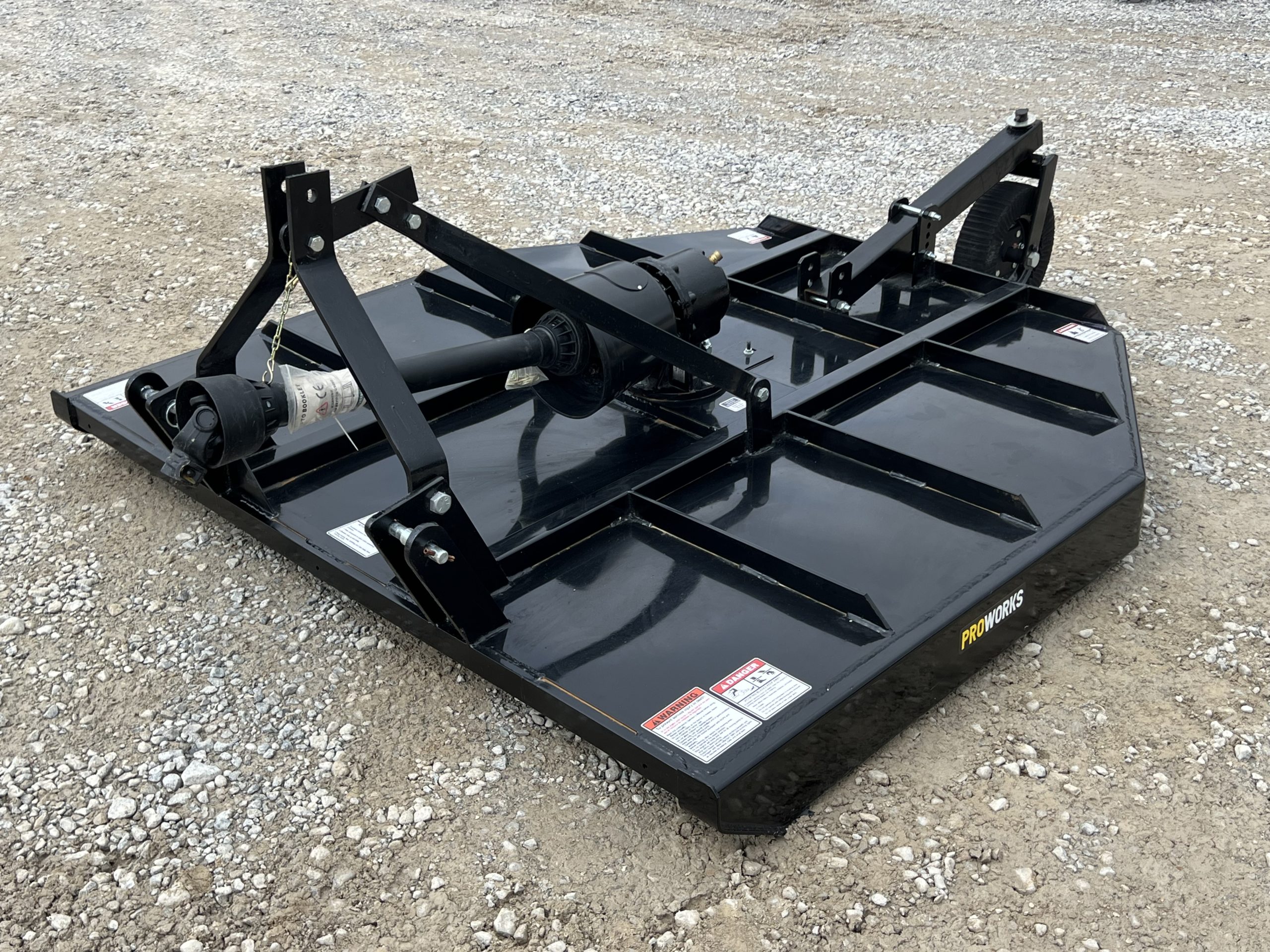 PROWORKS 72" Rotary Cutter 6 ft Bush Hog Cat 1 2 Tractor Mower 90 HP USA - Image 2