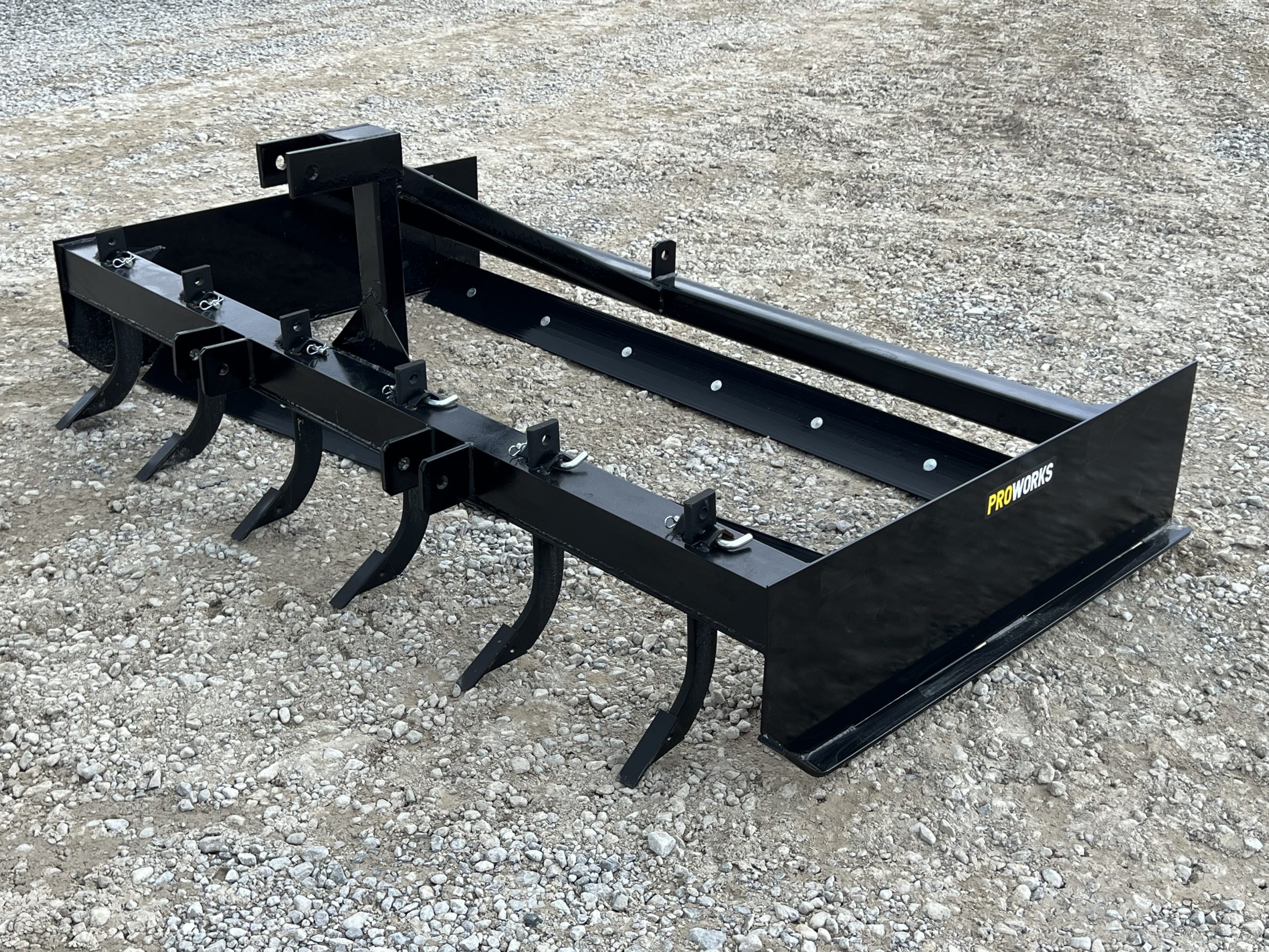 PROWORKS 84" Land Plane Leveler Grader Implement Fits Cat 1 Tractor 3 Point - Image 2