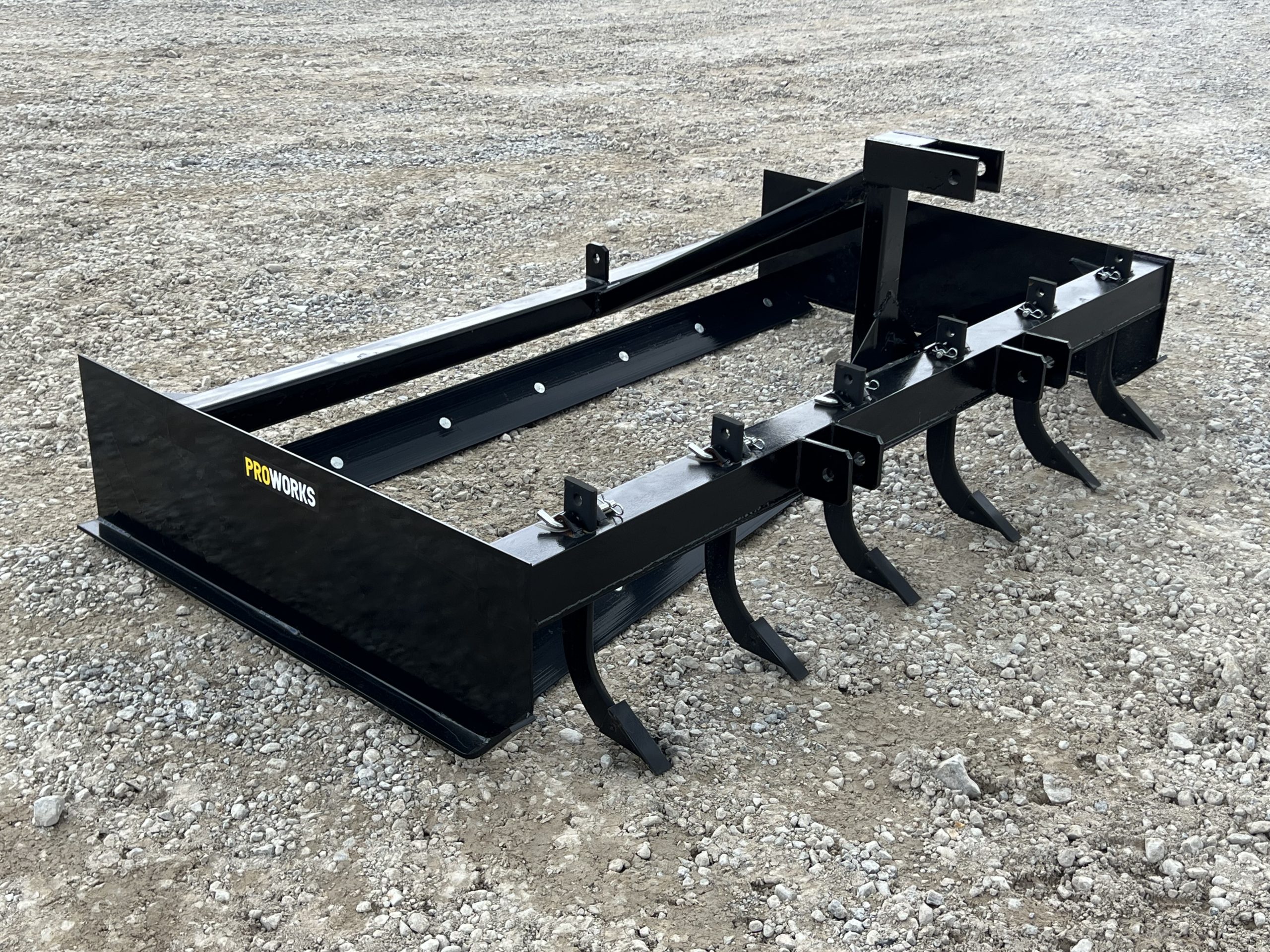 PROWORKS 84" Land Plane Leveler Grader Implement Fits Cat 1 Tractor 3 Point - Image 4