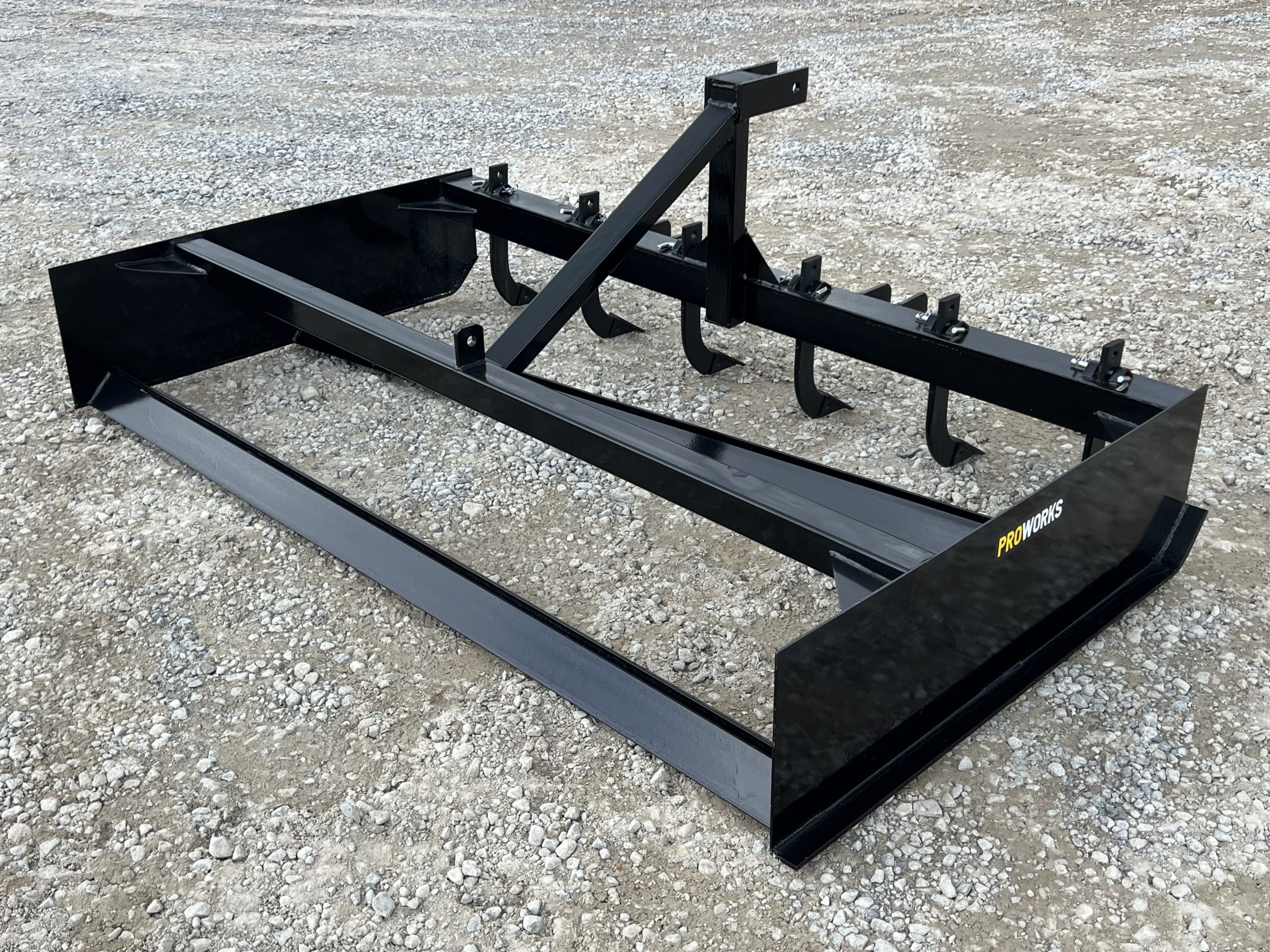 PROWORKS 84" Land Plane Leveler Grader Implement Fits Cat 1 Tractor 3 Point - Image 6