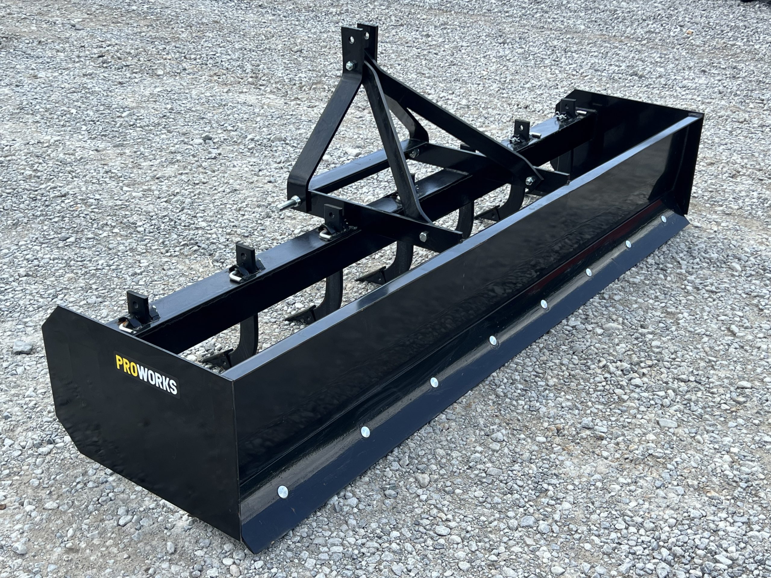 PROWORKS 96" Box Blade Scraper Grader Fits 3 Point Hitch Compact Tractor - Image 8