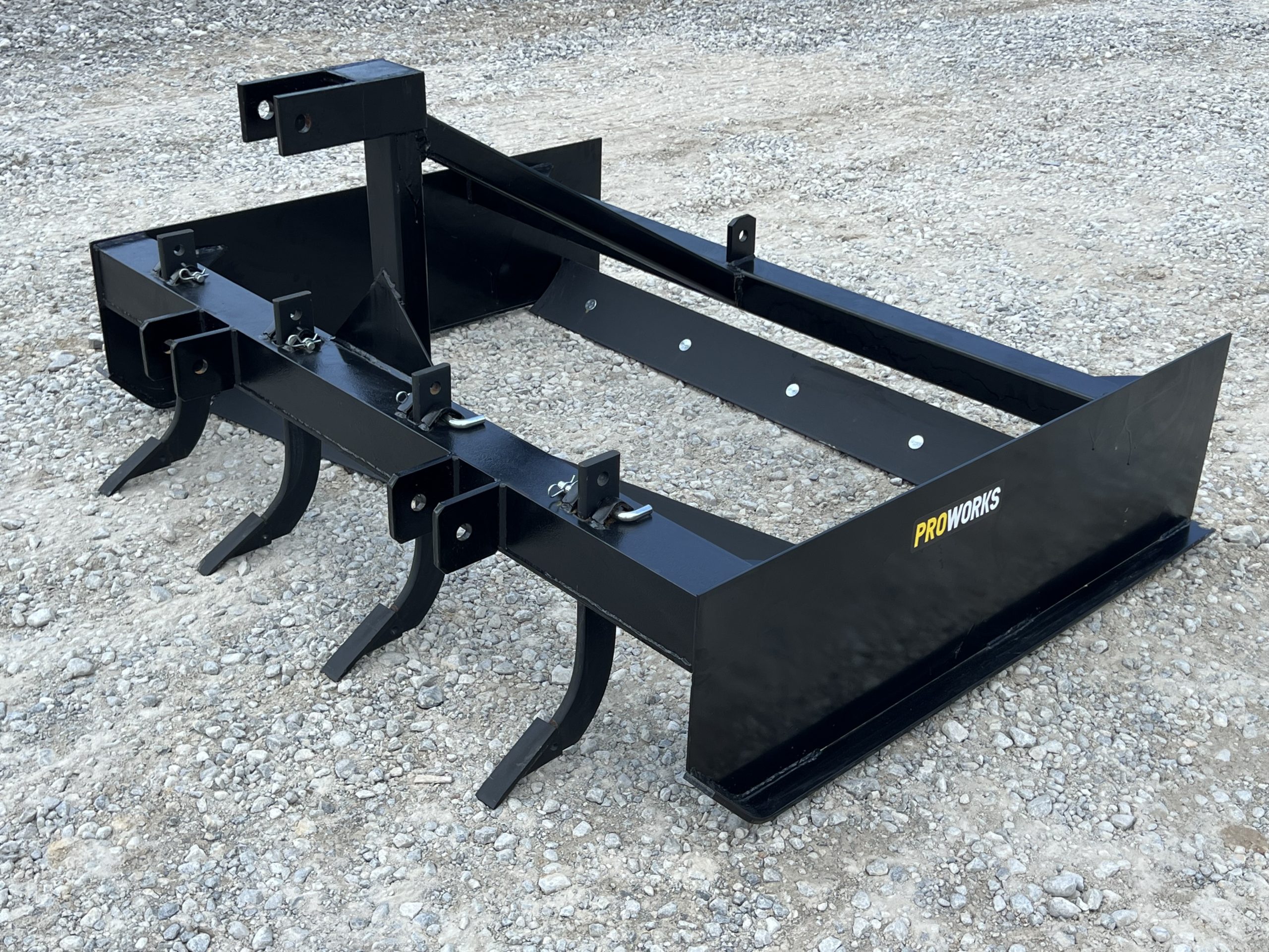 PROWORKS 60" Land Plane Leveler Grader Implement Fits Cat 1 Tractor 3 Point - Image 2