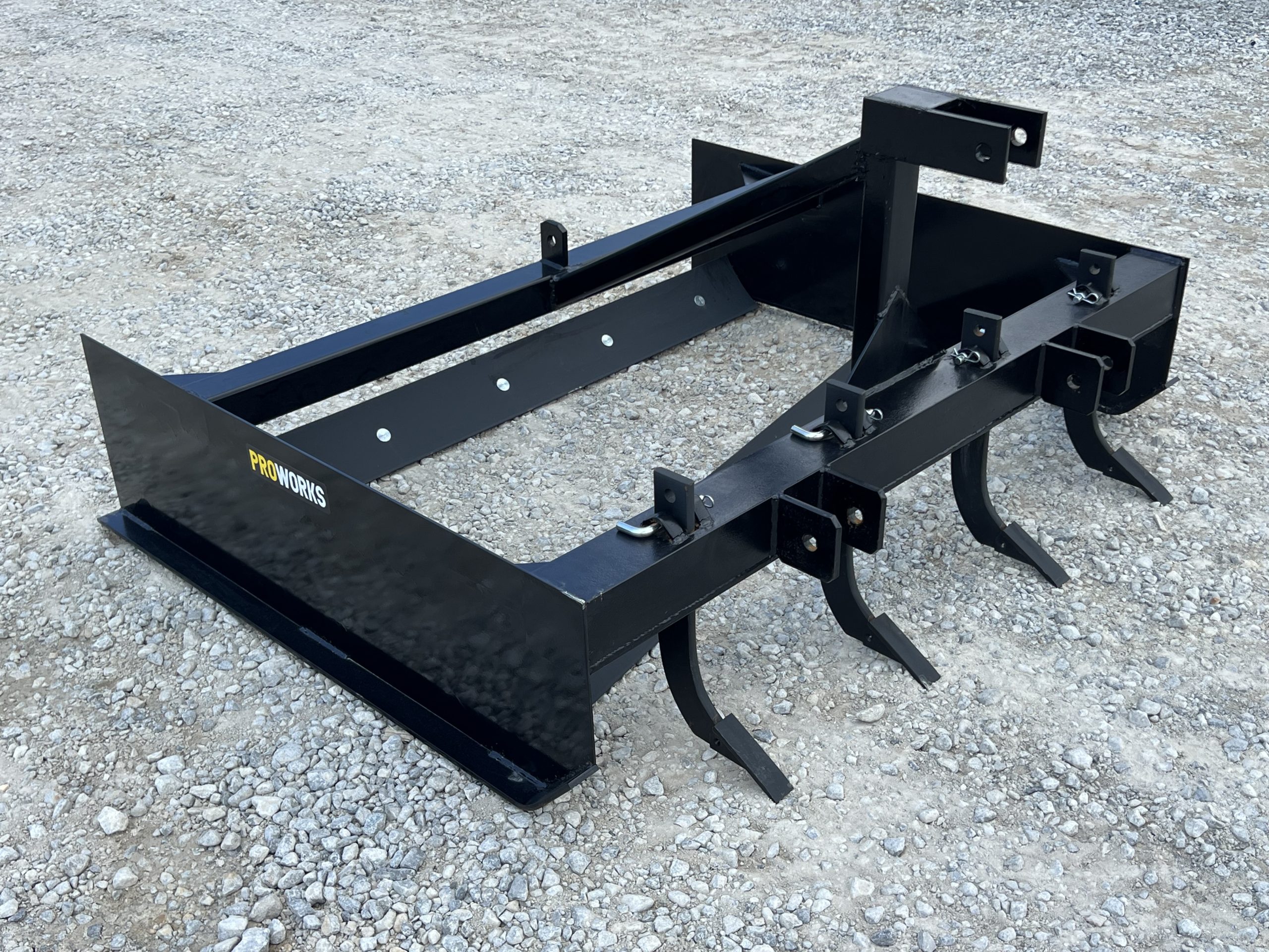 PROWORKS 60" Land Plane Leveler Grader Implement Fits Cat 1 Tractor 3 Point - Image 4