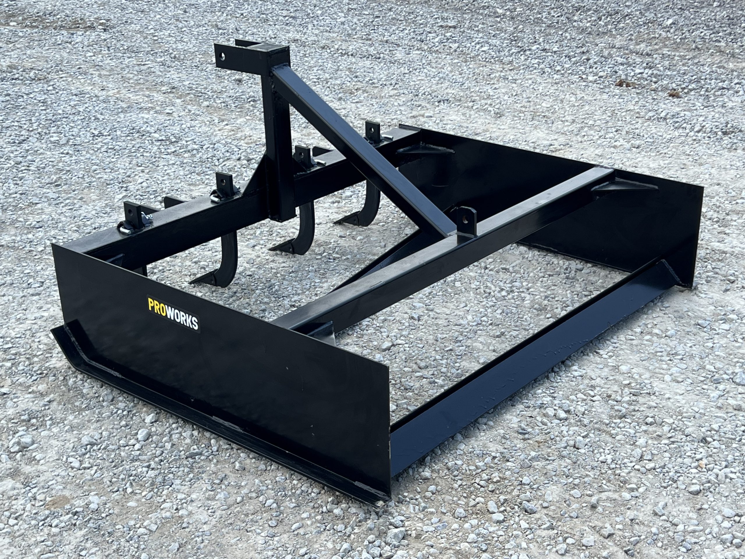 PROWORKS 60" Land Plane Leveler Grader Implement Fits Cat 1 Tractor 3 Point - Image 8