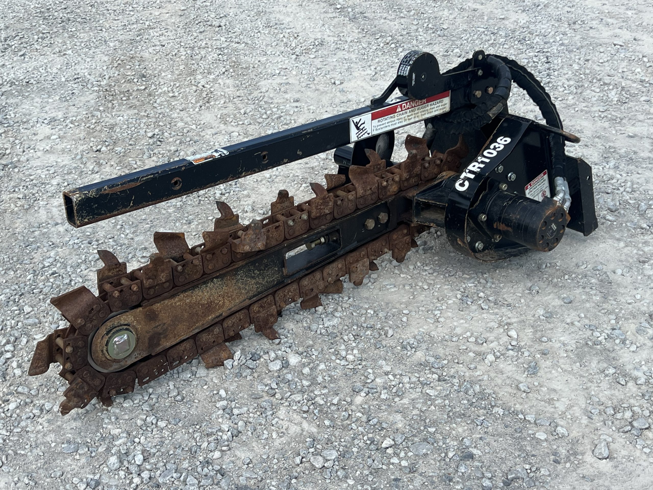 Kubota Land Pride CTR1036 36" x 6" Compact Trencher Mini Skid Steer Attachment