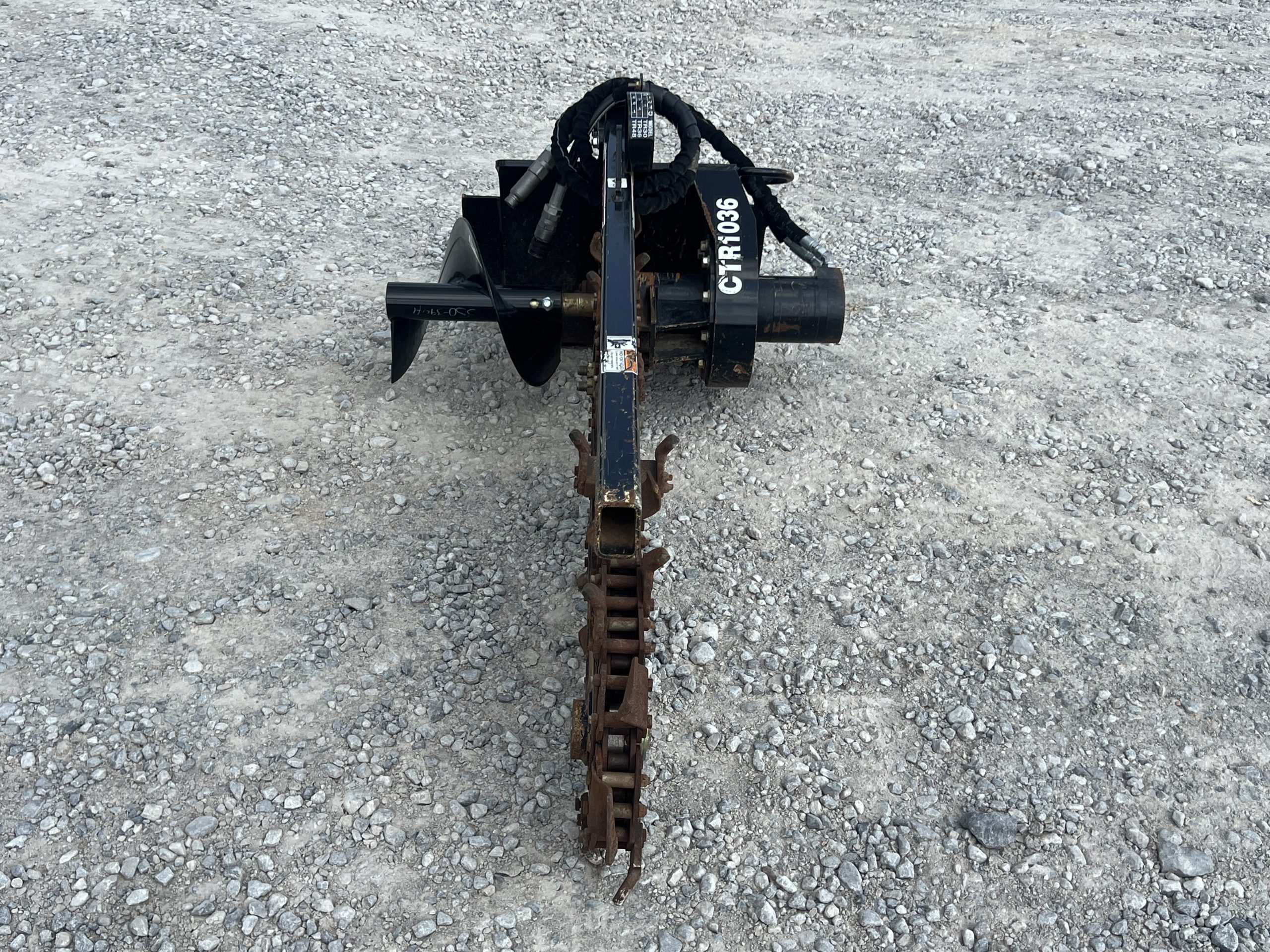 Kubota Land Pride CTR1036 36" x 6" Compact Trencher Mini Skid Steer Attachment - Image 2
