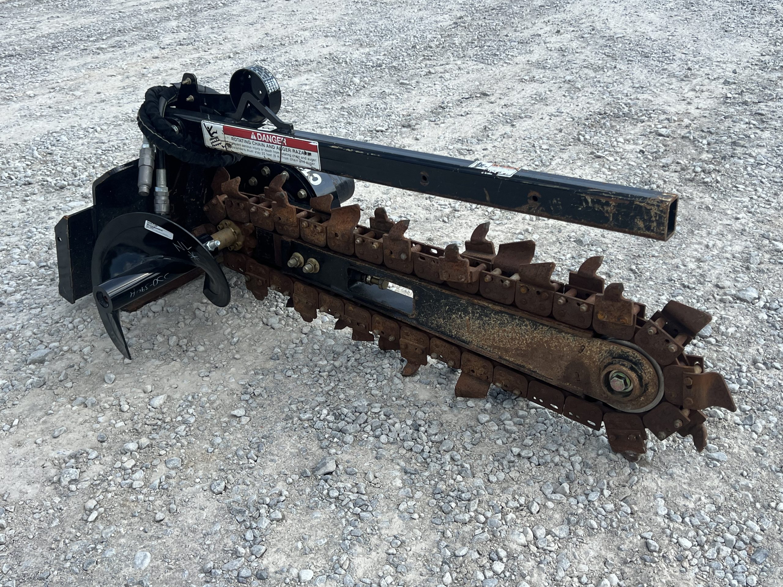 Kubota Land Pride CTR1036 36" x 6" Compact Trencher Mini Skid Steer Attachment - Image 3