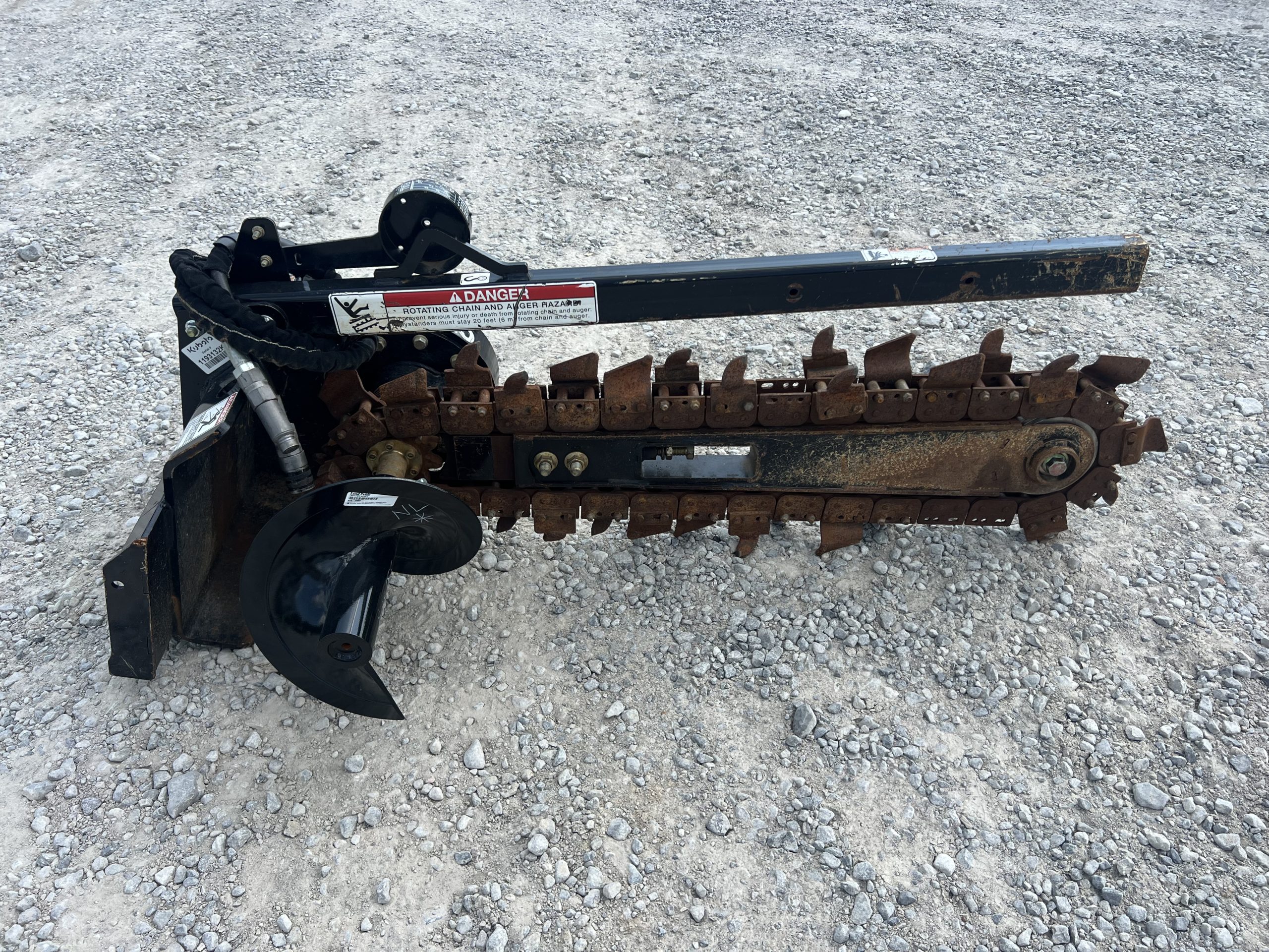 Kubota Land Pride CTR1036 36" x 6" Compact Trencher Mini Skid Steer Attachment - Image 4