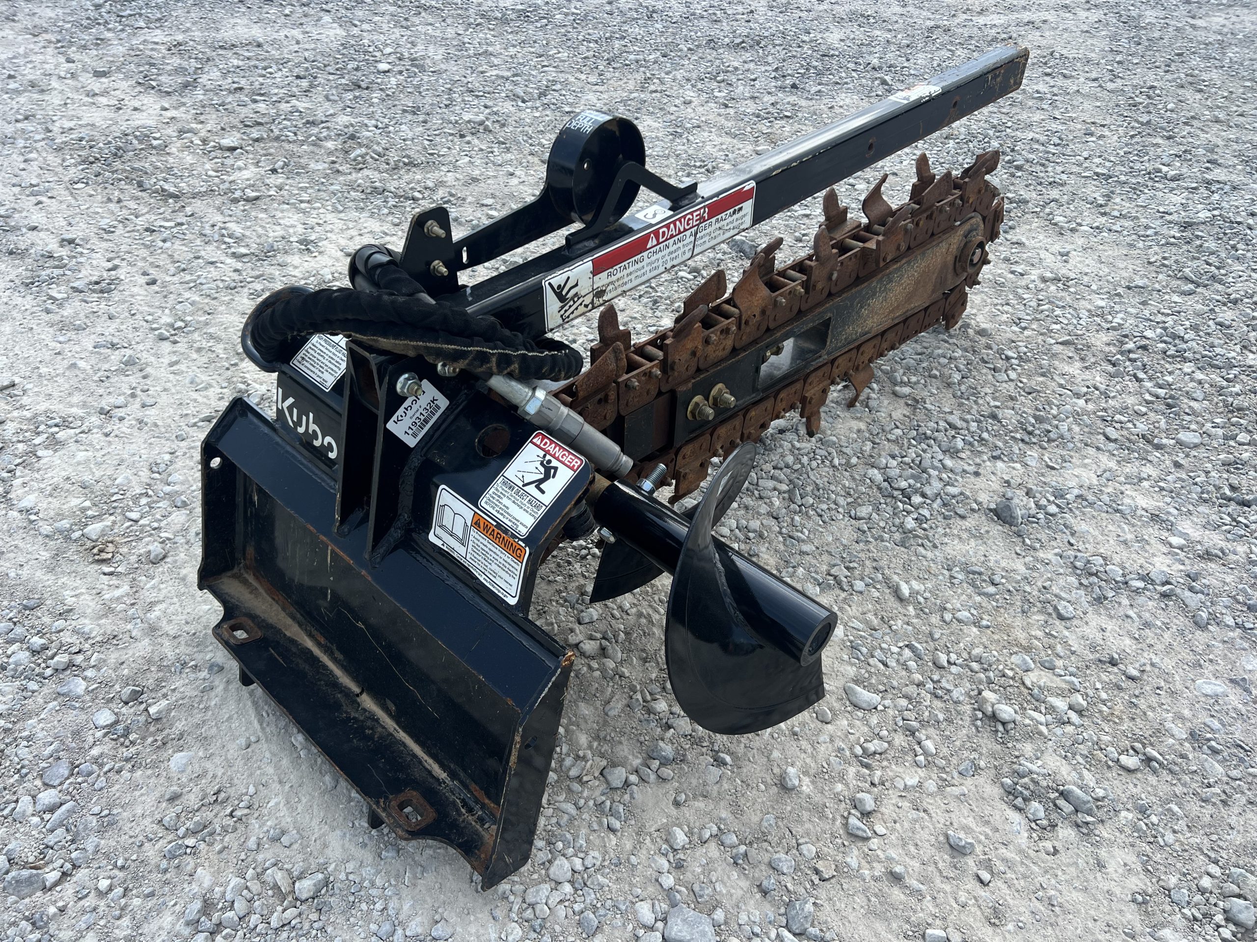 Kubota Land Pride CTR1036 36" x 6" Compact Trencher Mini Skid Steer Attachment - Image 5