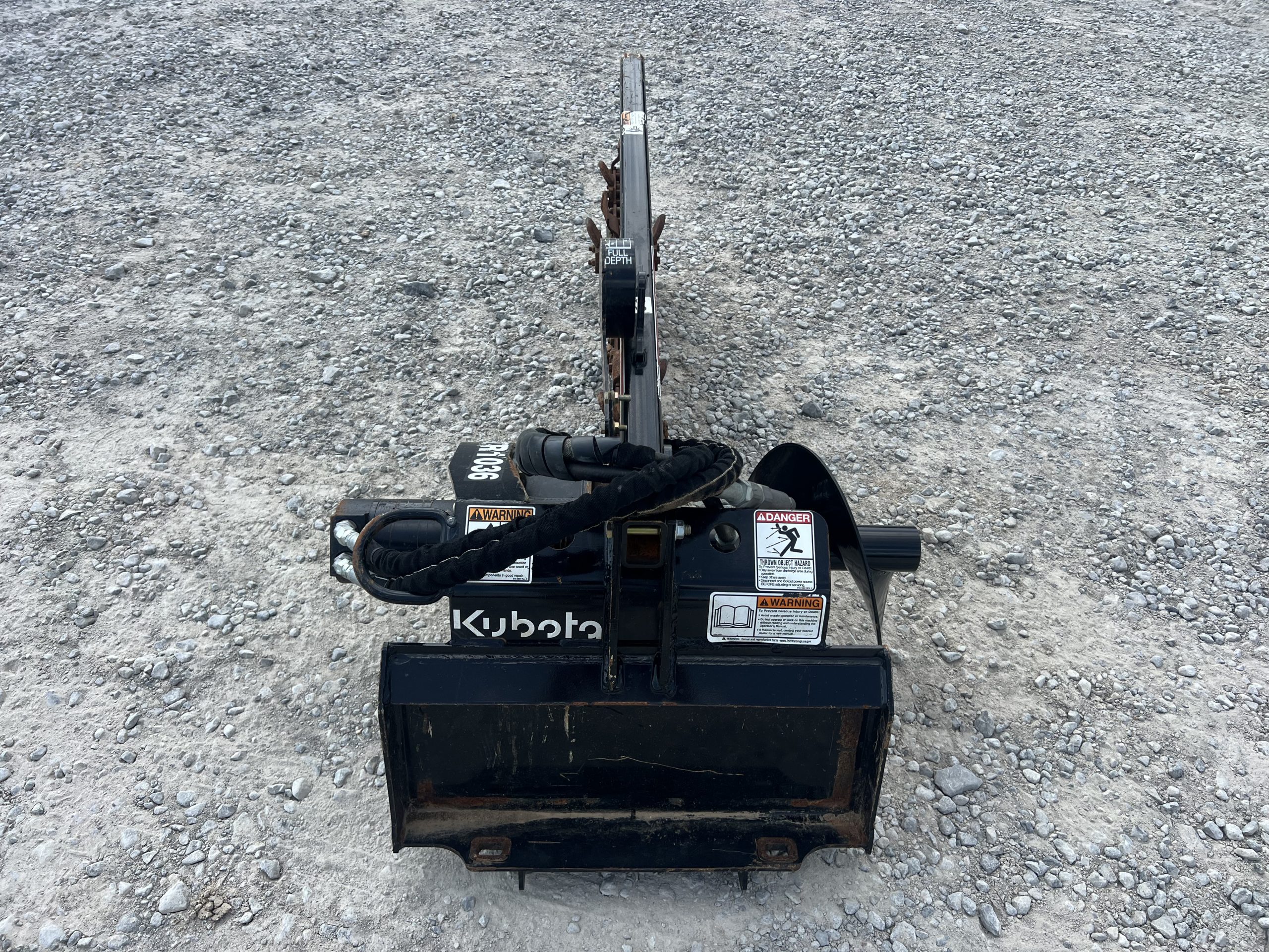 Kubota Land Pride CTR1036 36" x 6" Compact Trencher Mini Skid Steer Attachment - Image 6