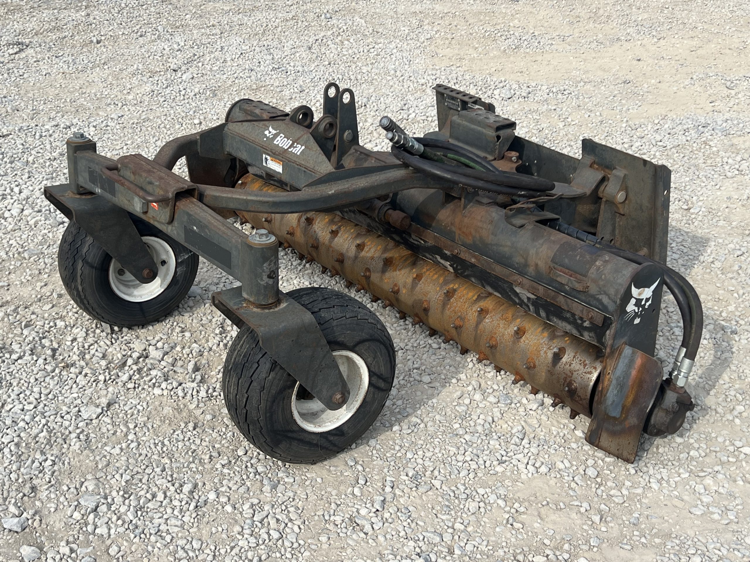2016 Bobcat 72" Soil Conditioner Harley Landscape Rake Attachment Fits Skid Steer
