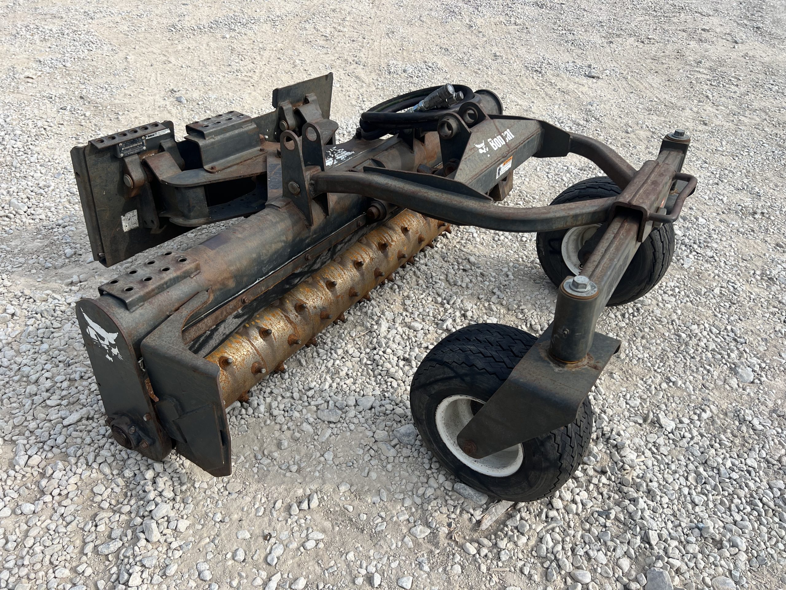 2016 Bobcat 72" Soil Conditioner Harley Landscape Rake Attachment Fits Skid Steer - Image 3