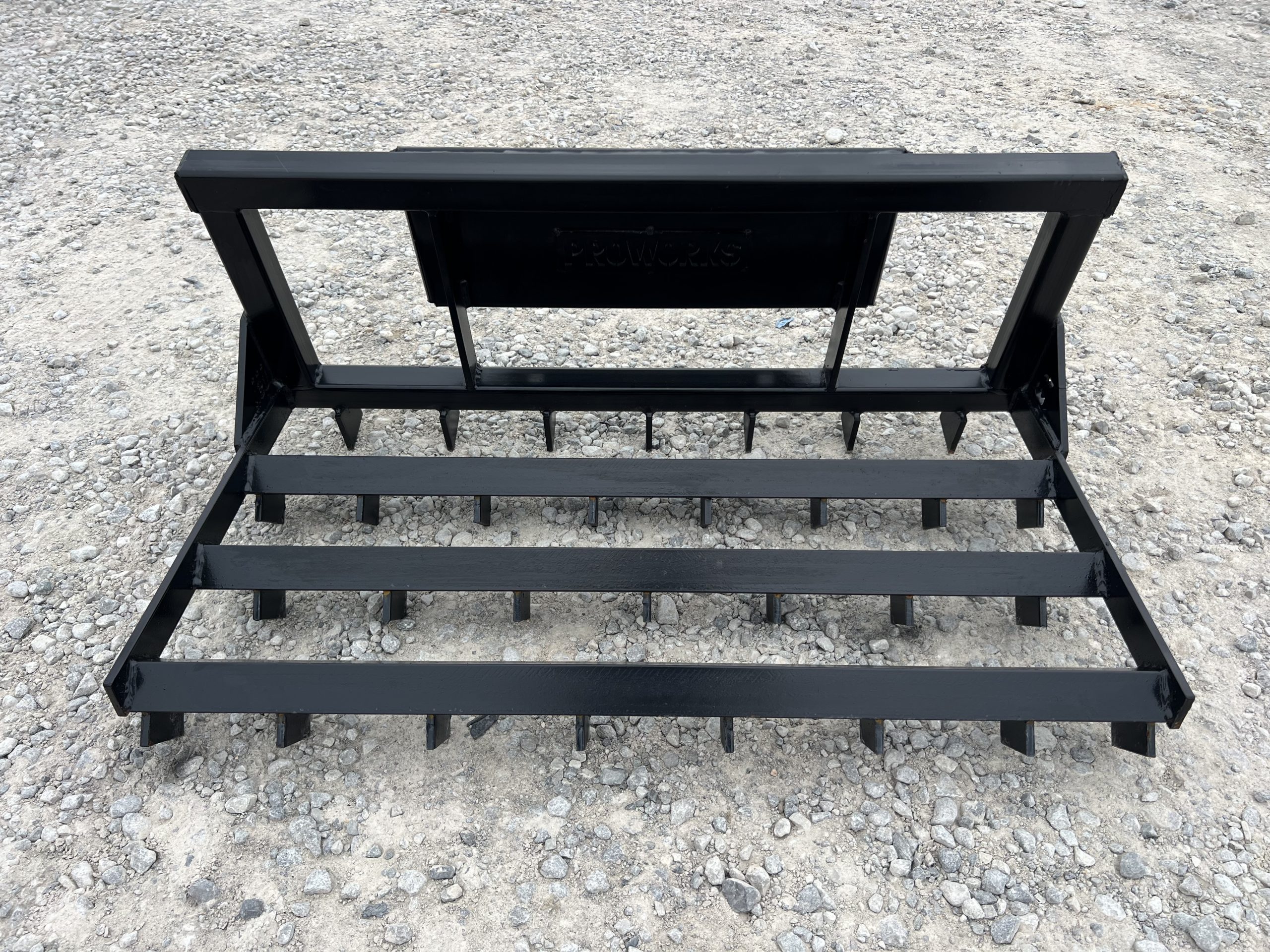 PROWORKS 42" Land Plane Grading Leveler with Scarifier Teeth Fits Mini Skid Steer - Image 3