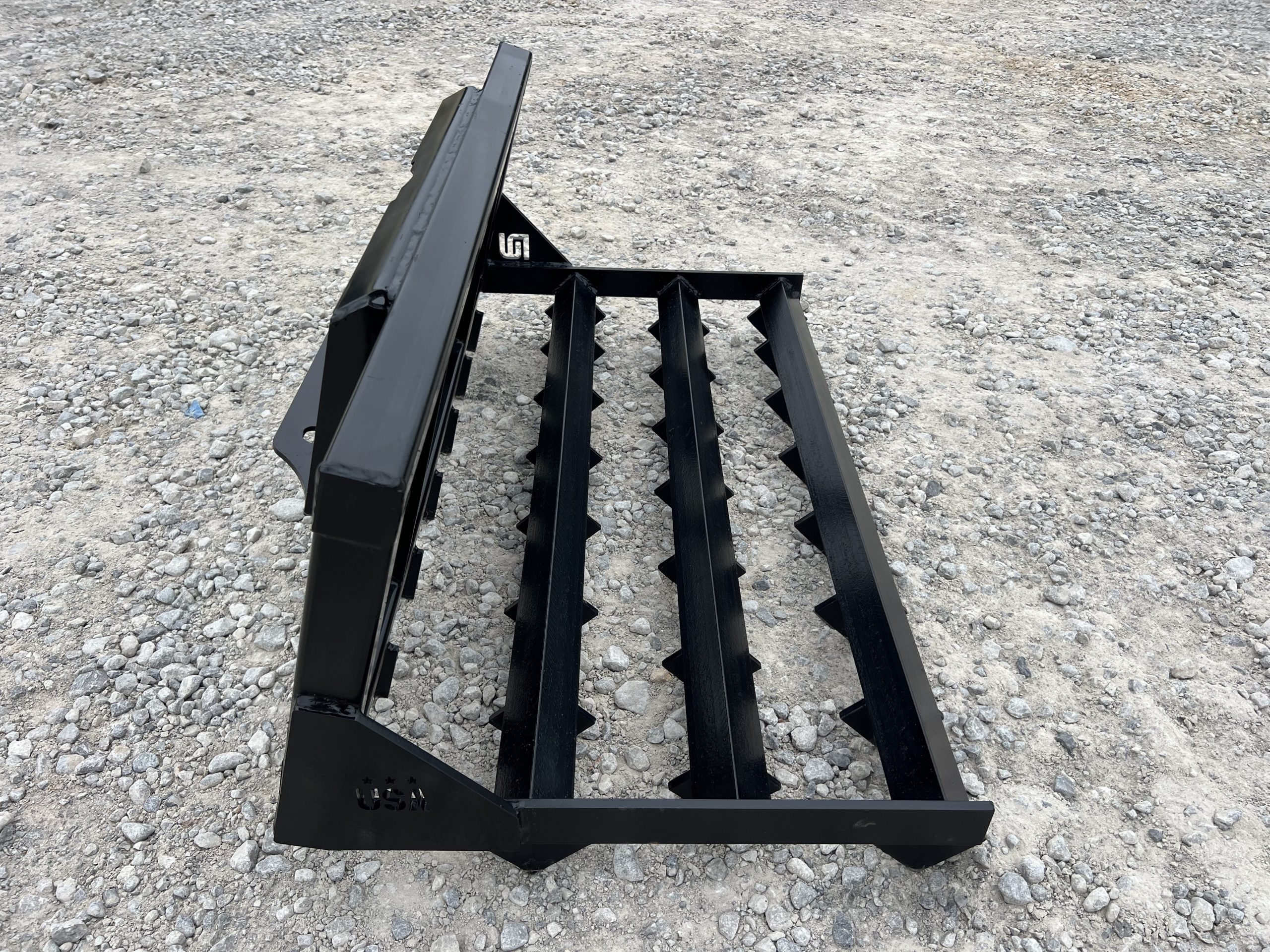 PROWORKS 42" Land Plane Grading Leveler with Scarifier Teeth Fits Mini Skid Steer - Image 5