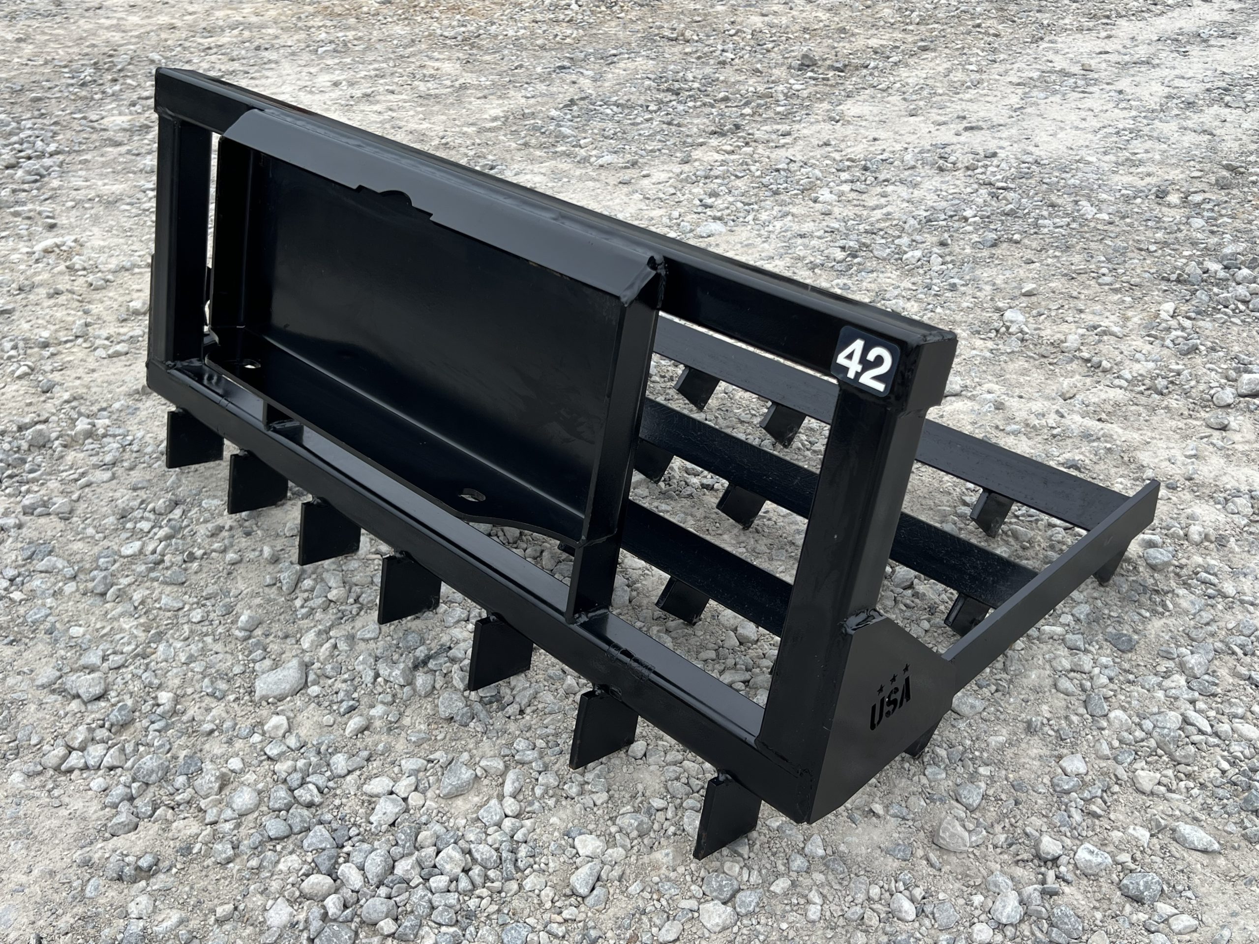 PROWORKS 42" Land Plane Grading Leveler with Scarifier Teeth Fits Mini Skid Steer - Image 6